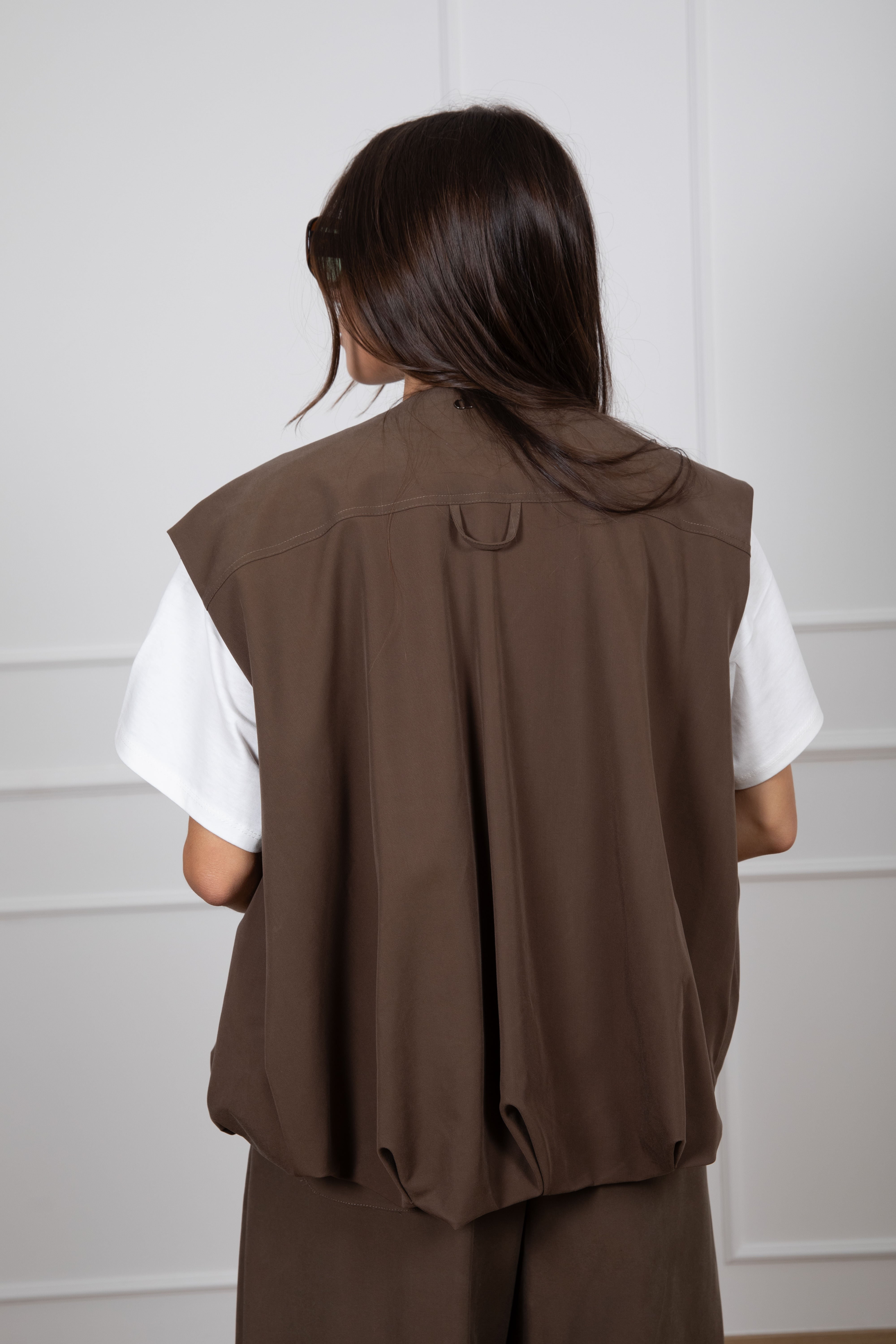Bomber smanicato over-size Dixie