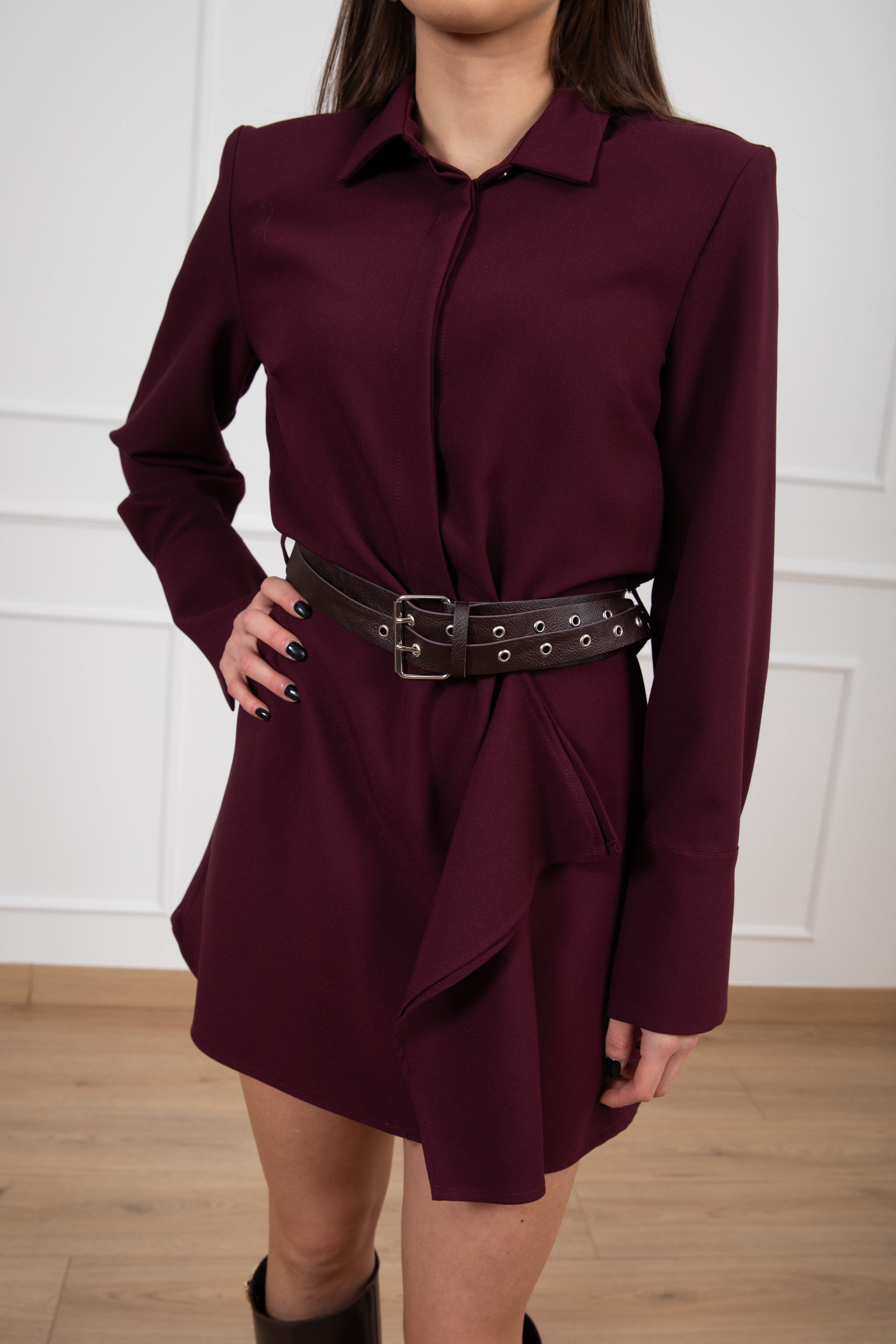 Mini-abito con spallina imbottita Motel