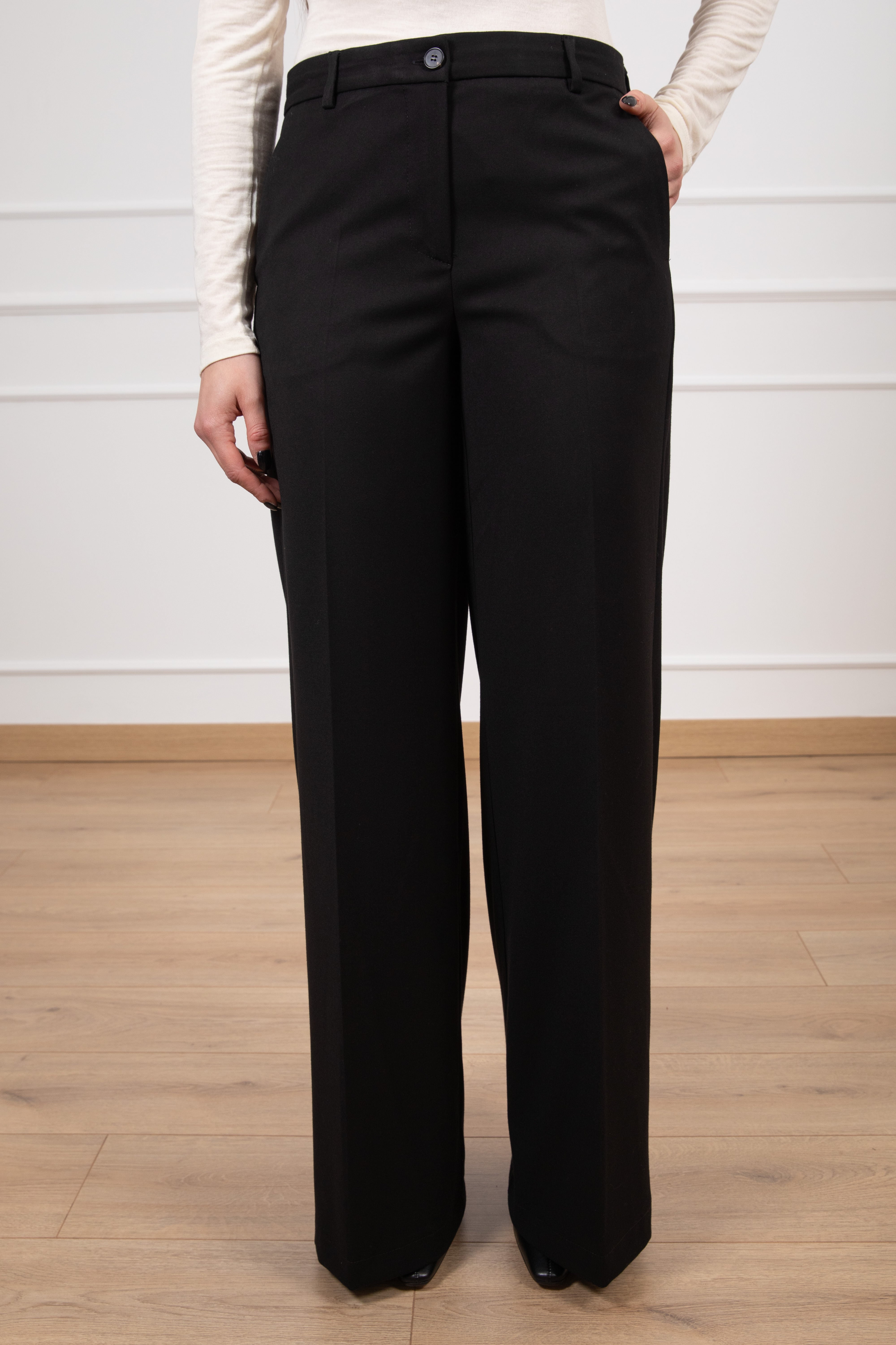 Pantalone palazzo in calda viscosa ViCOLO