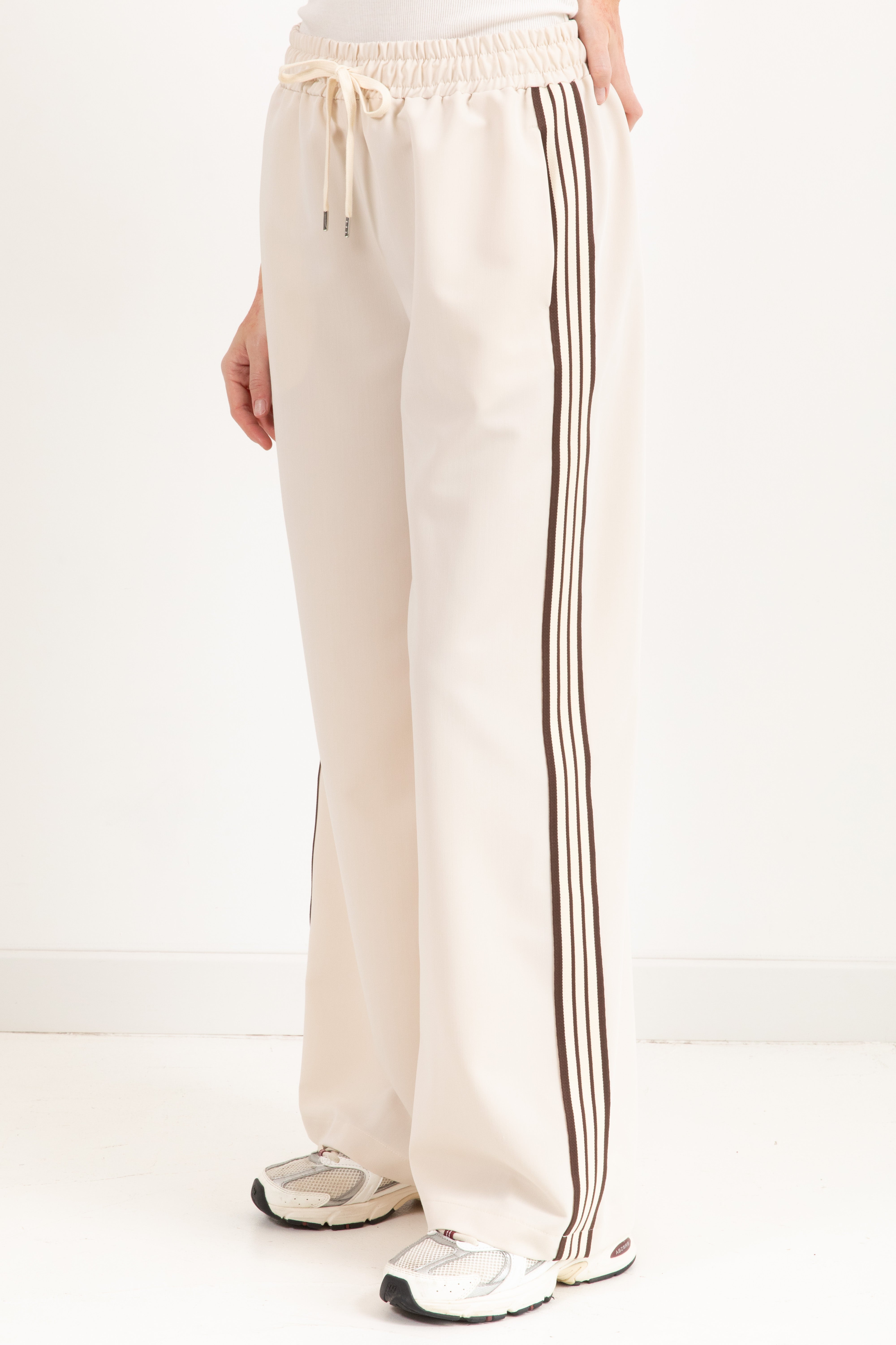 Pantalone gamba dritta con banda laterale ViCOLO