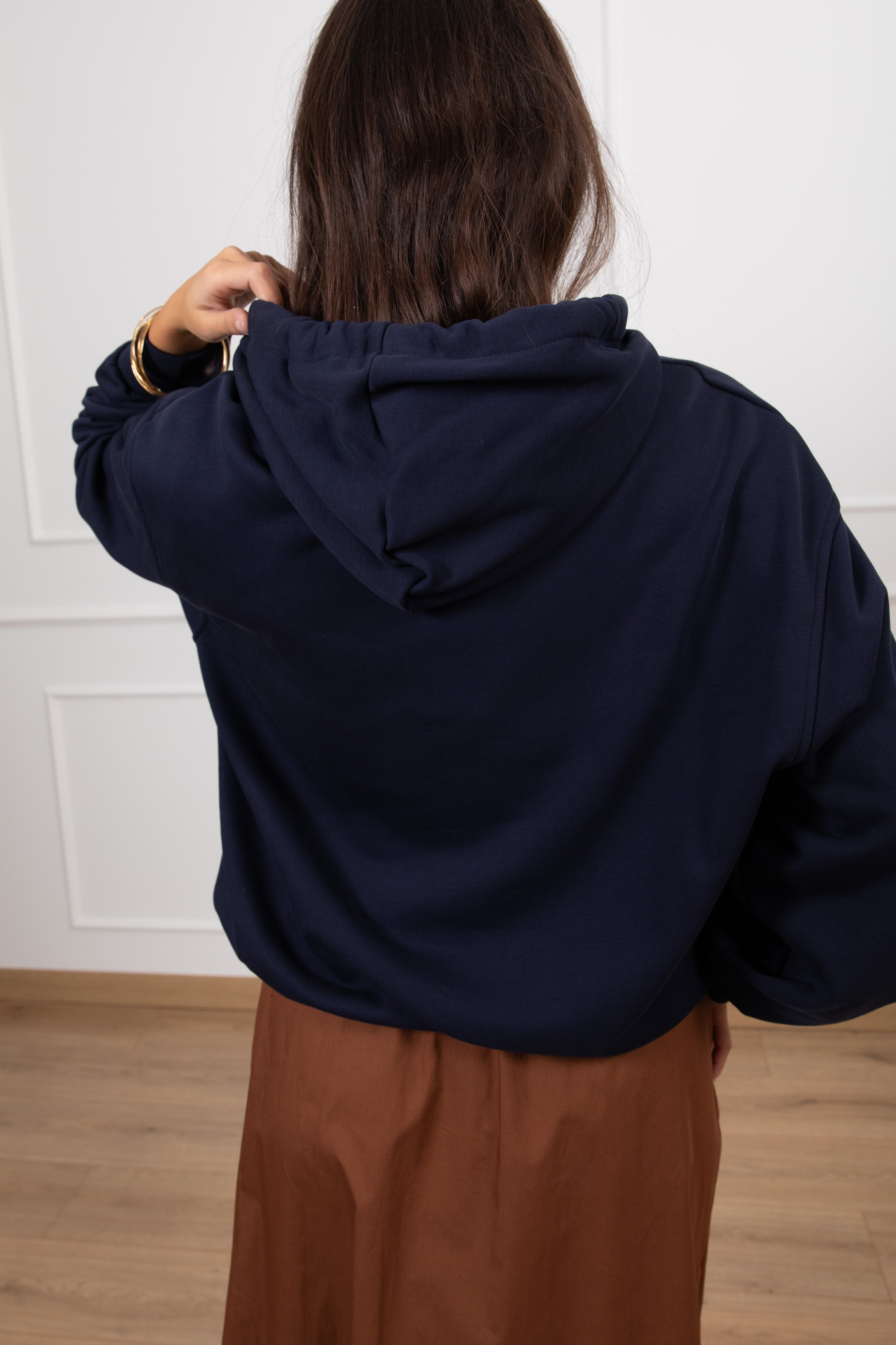 Felpa con cappuccio e lacci Tensione IN