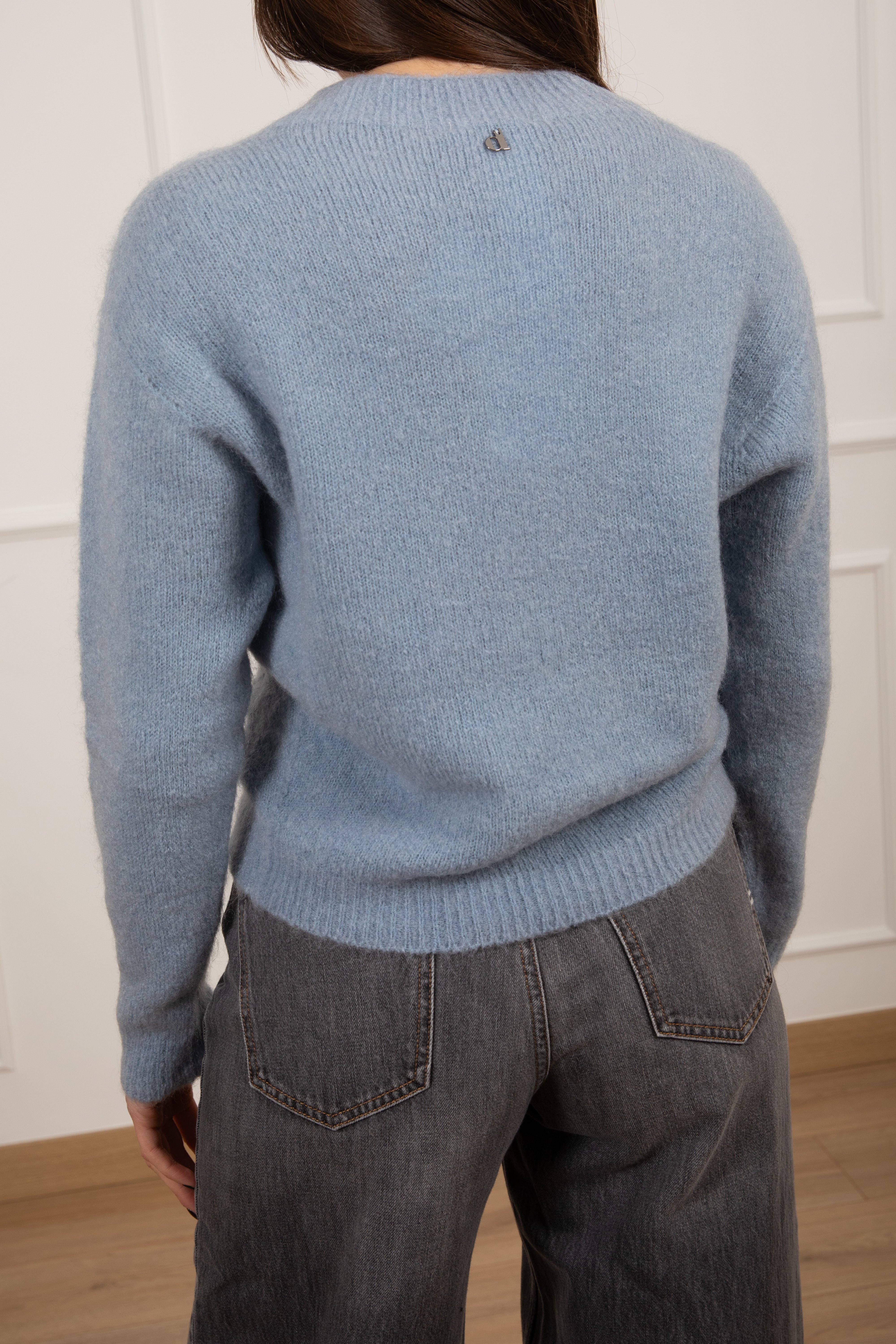 Pull girocollo in lana Dixie