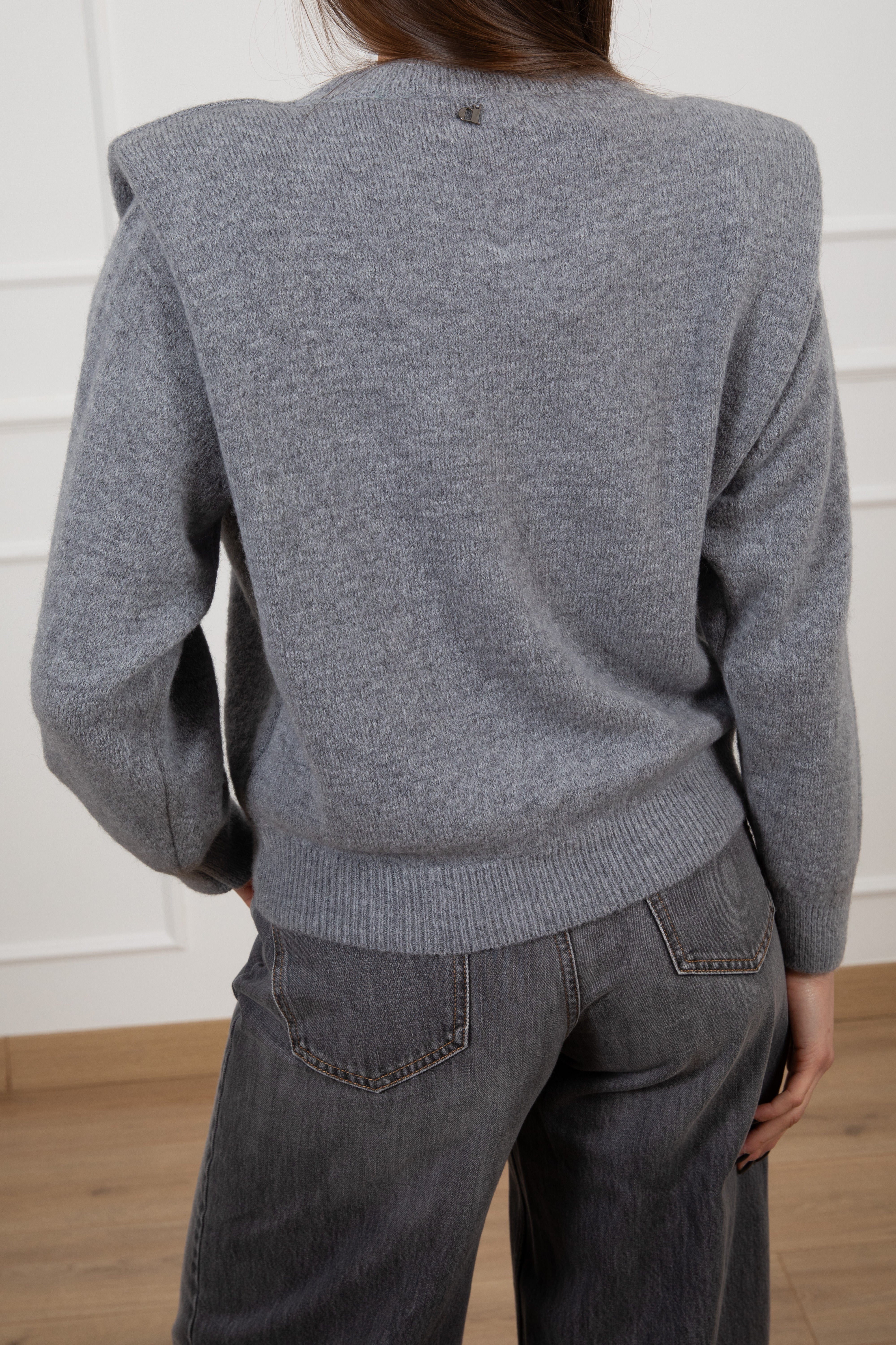 Pull in mohair con spallina imbottita Dixie