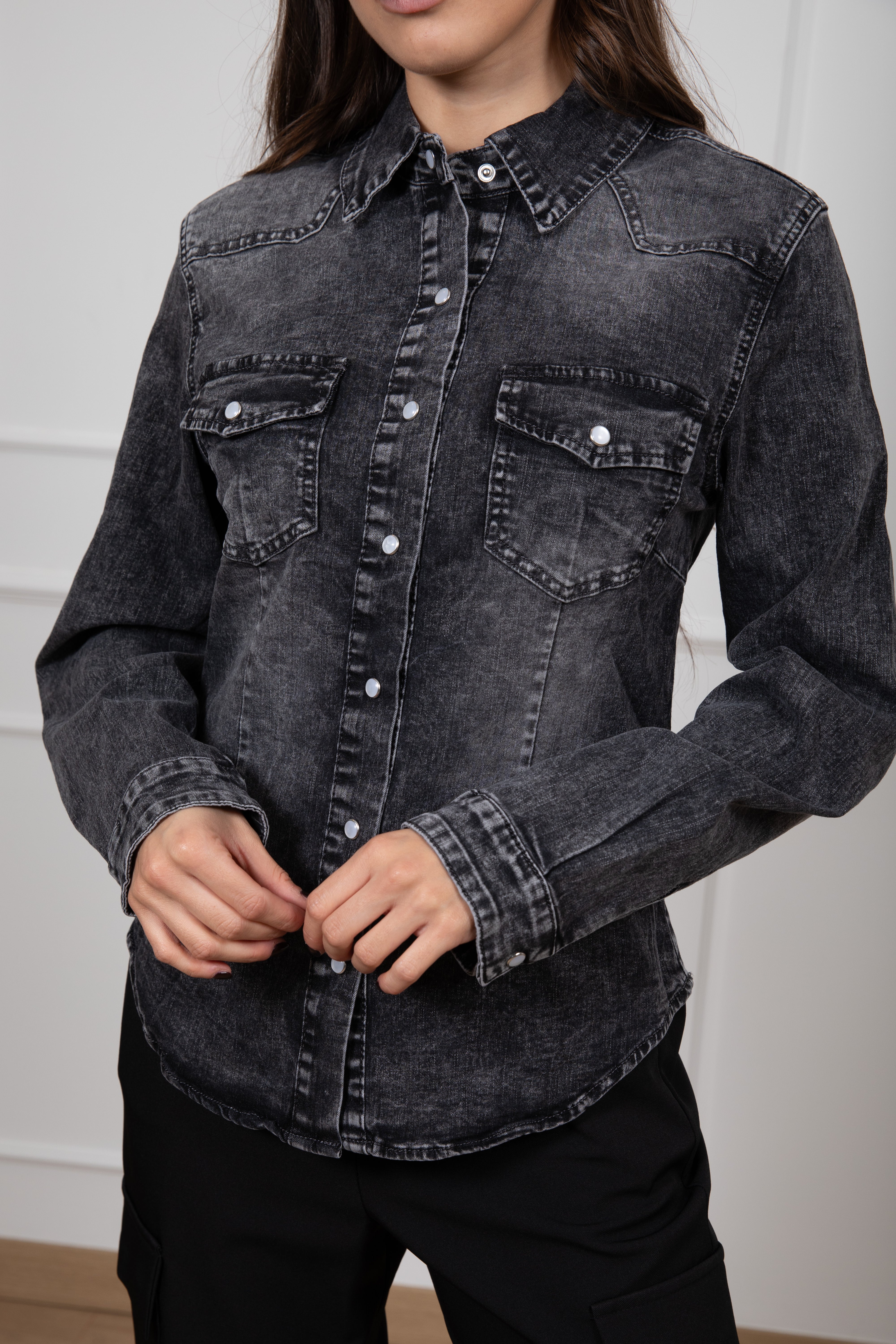 Camicia slim-fit in jeans Susy Mix