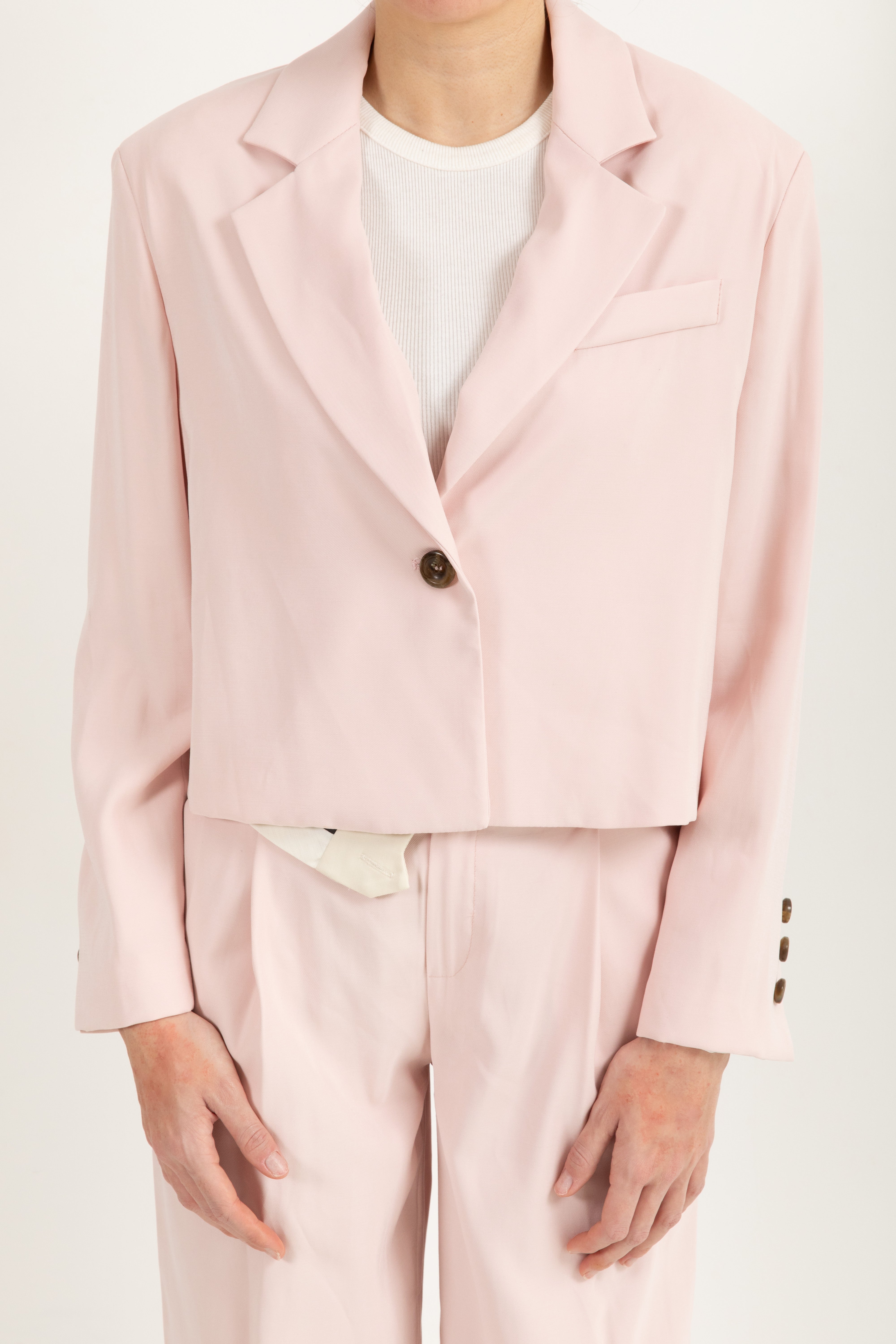 Giacca cropped mono-bottone Tensione IN