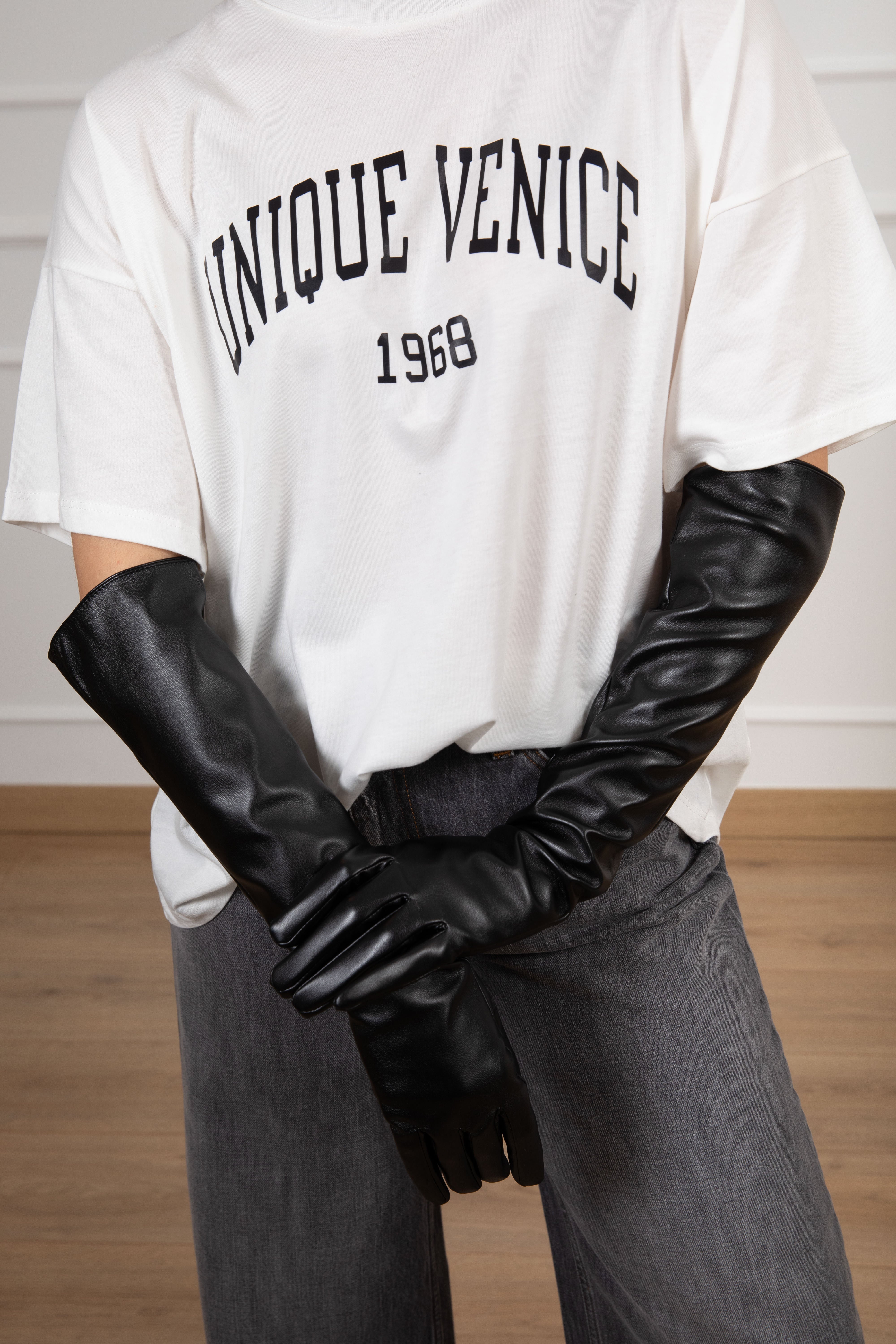 Guanto lungo in eco-pelle ViCOLO