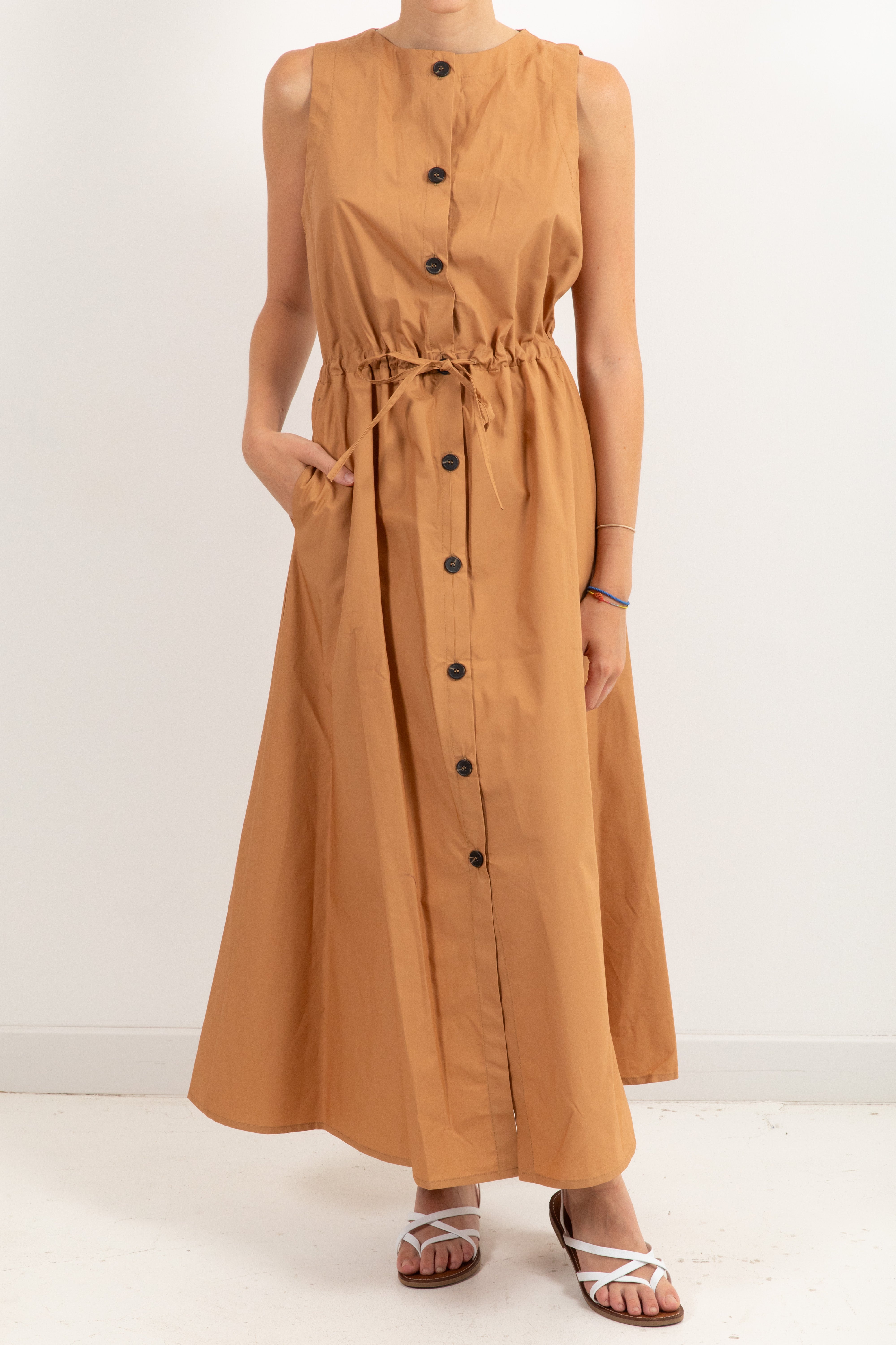 Chemisier in cotone con coulisse Tensione IN