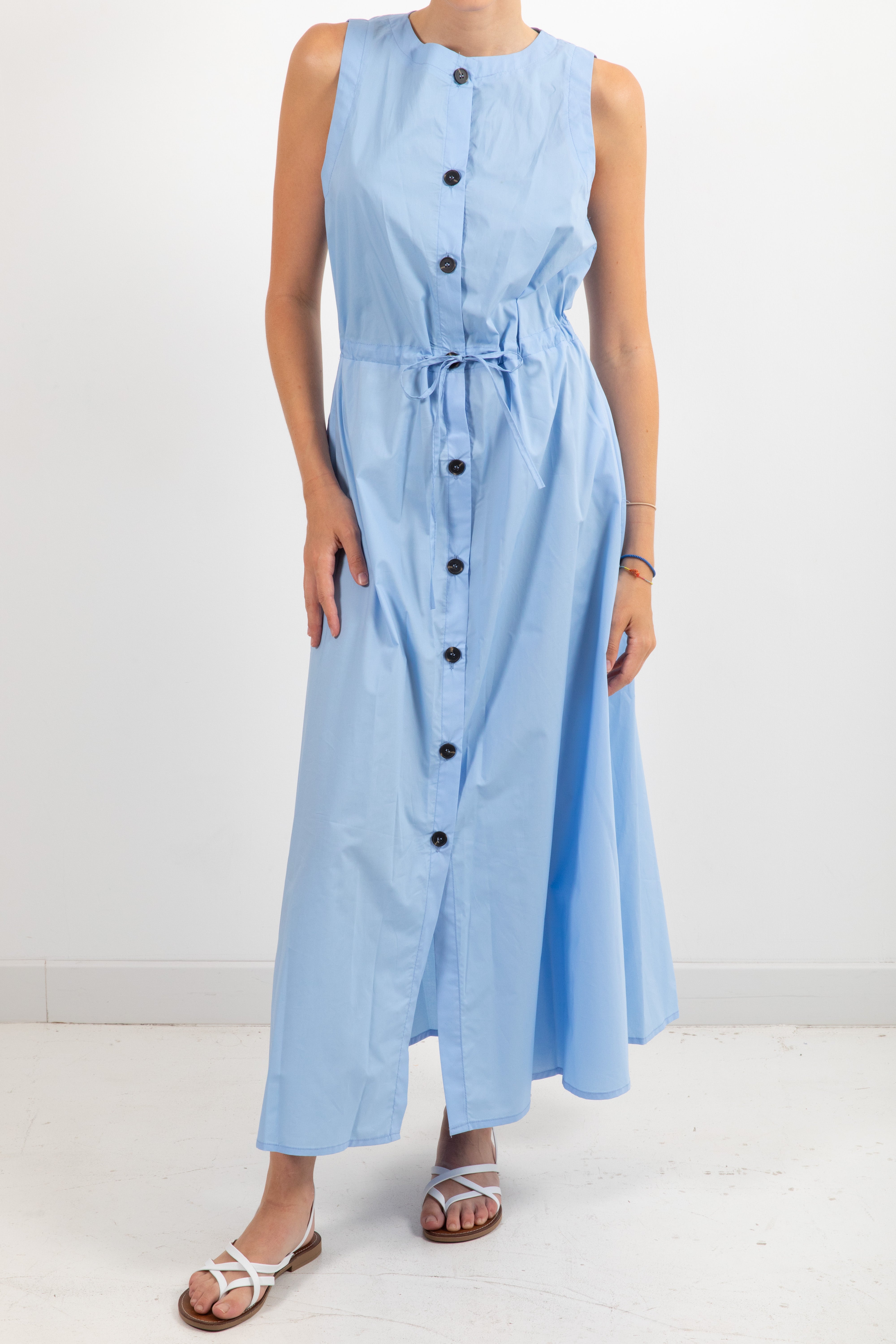 Chemisier in cotone con coulisse Tensione IN