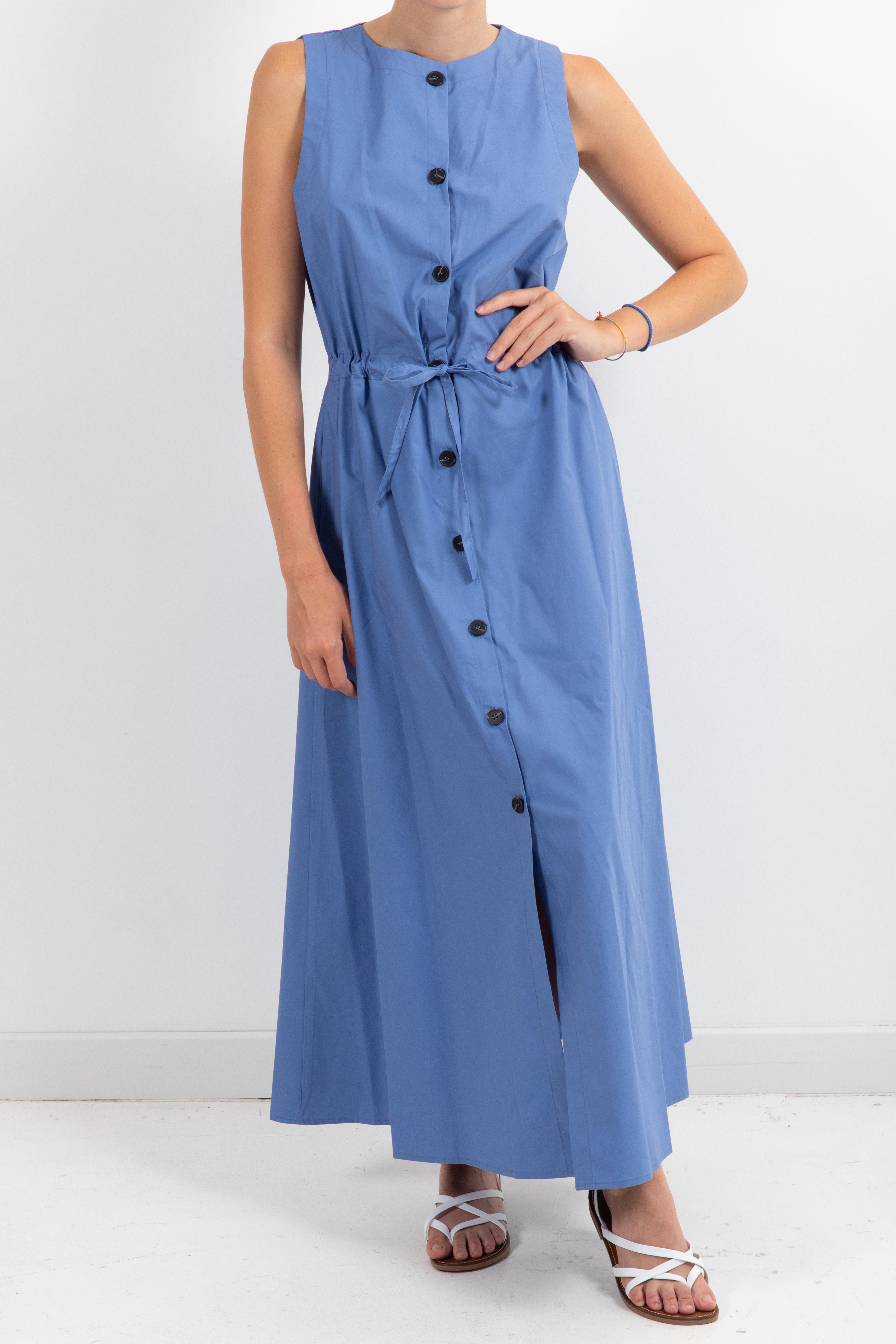 Chemisier in cotone con coulisse Tensione IN