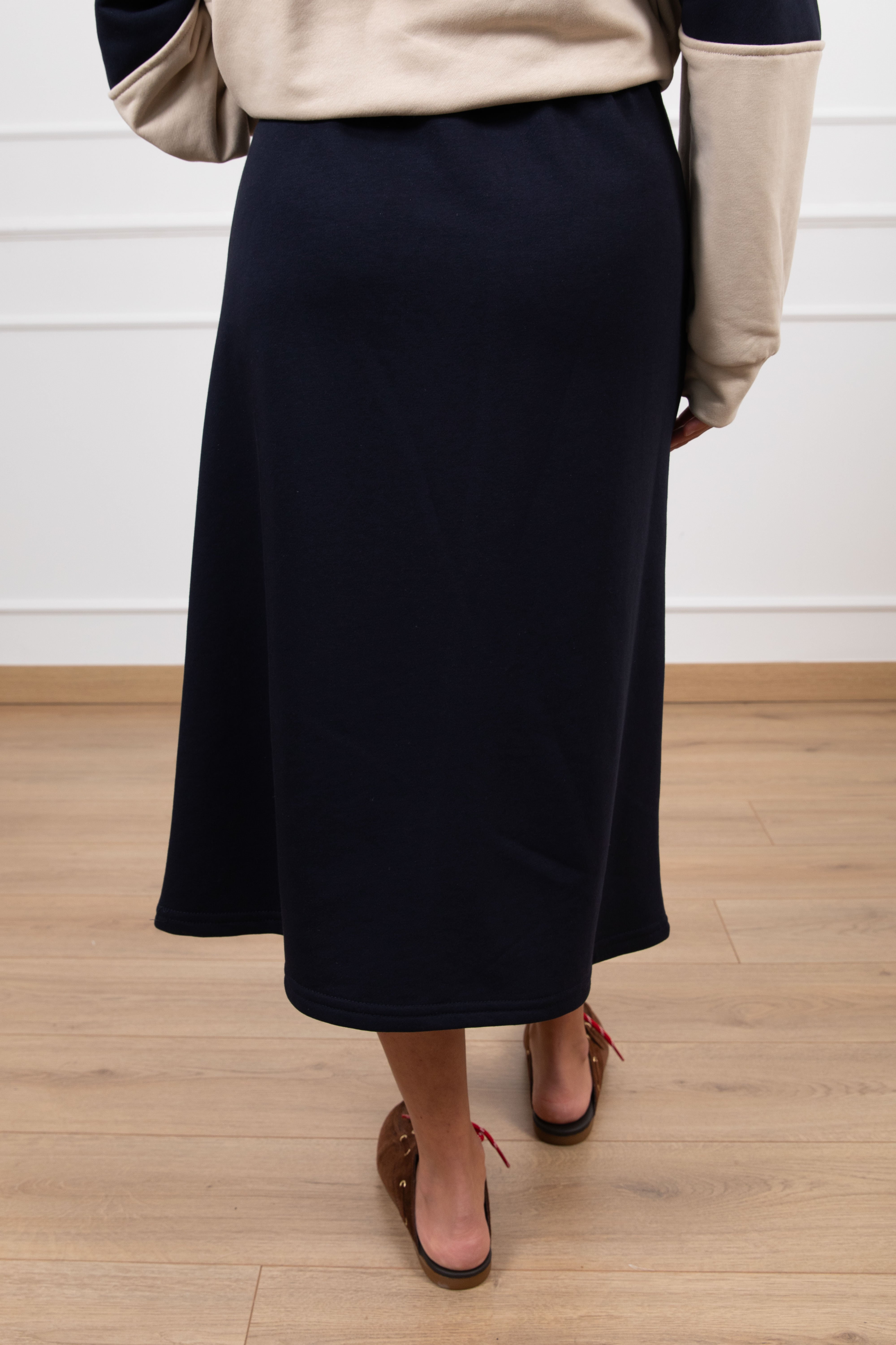 Gonna in felpa con coulisse Tensione IN