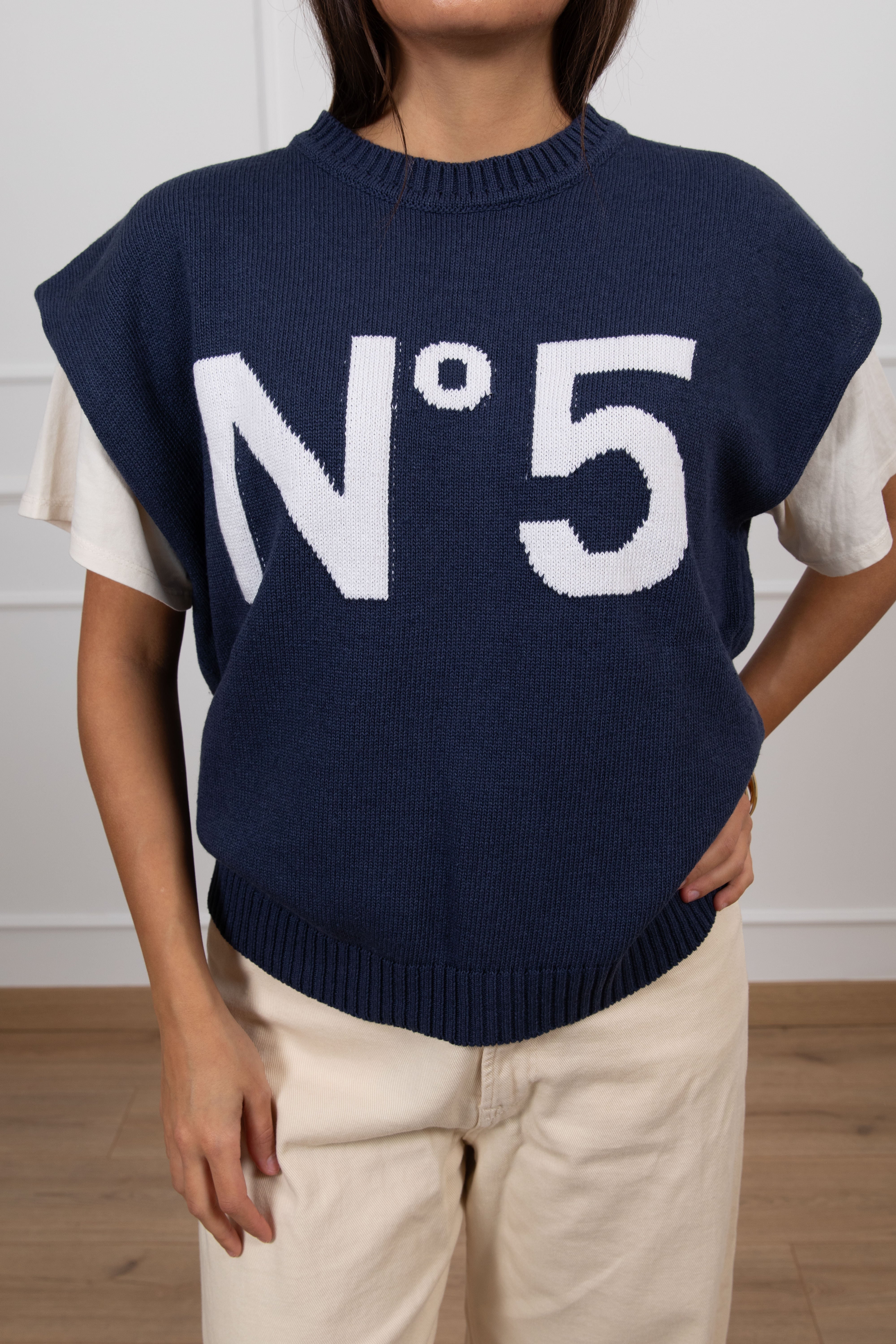 Gilet in maglia "N 5" Tensione IN