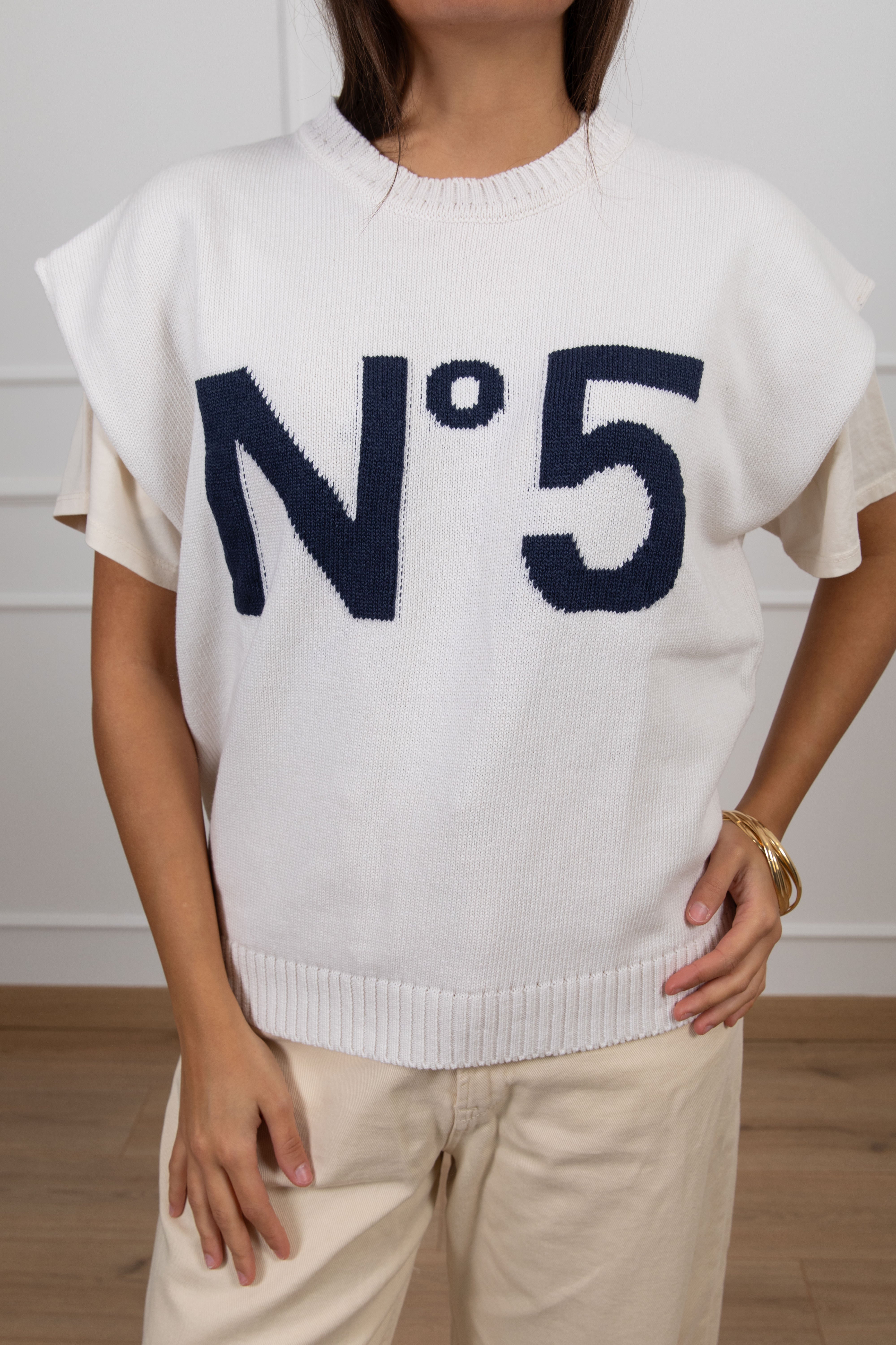 Gilet in maglia "N 5" Tensione IN