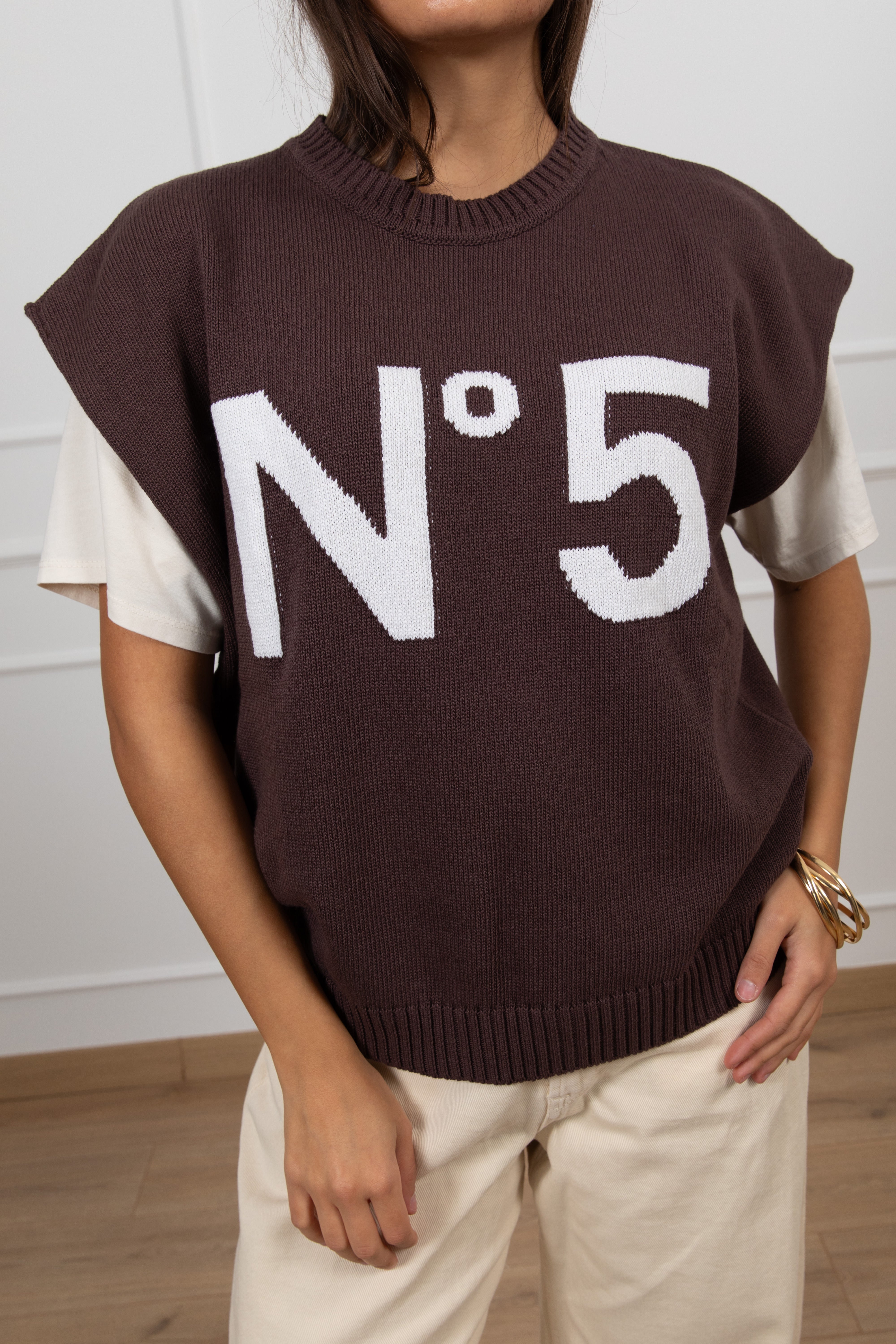 Gilet in maglia "N 5" Tensione IN