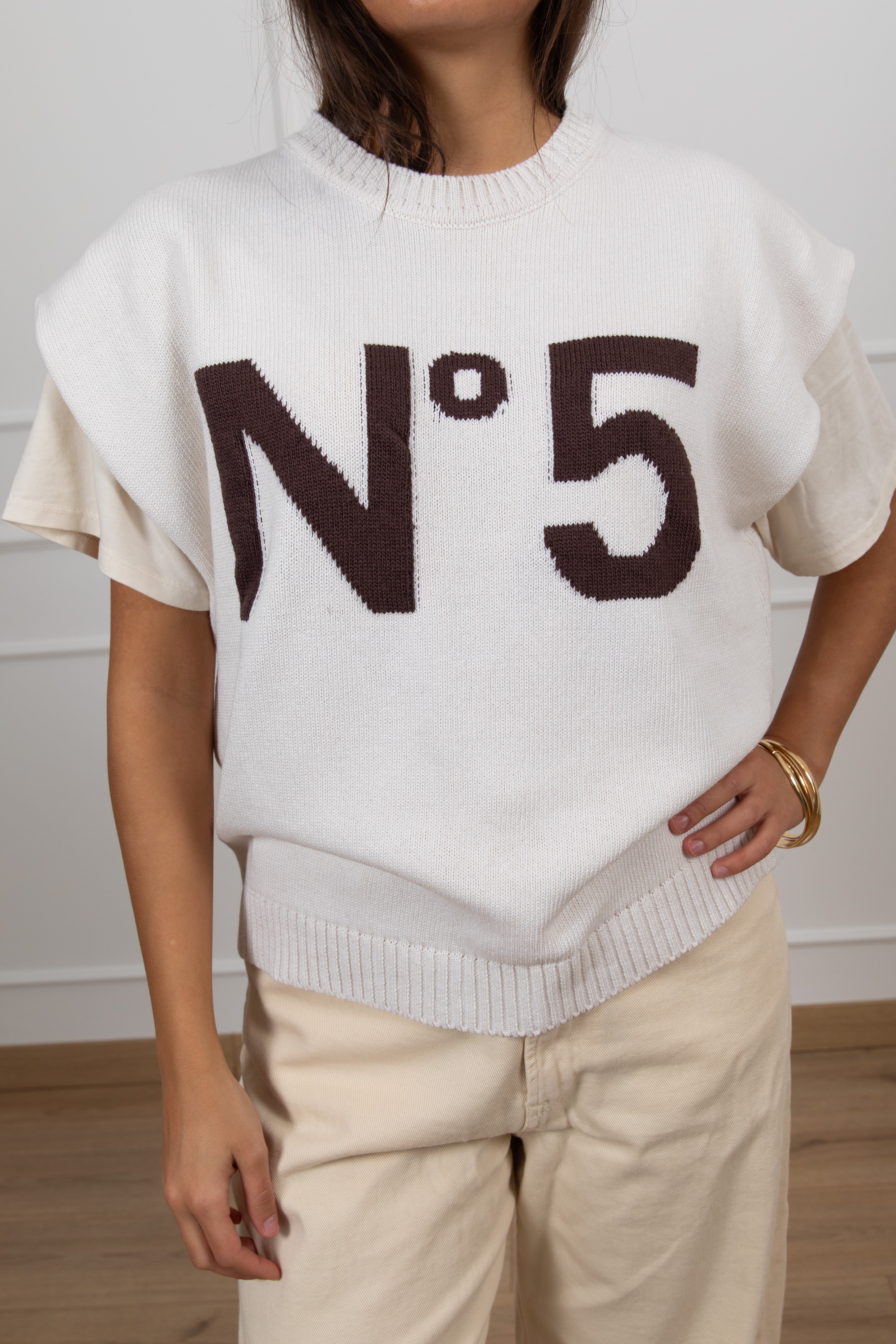 Gilet in maglia "N 5" Tensione IN