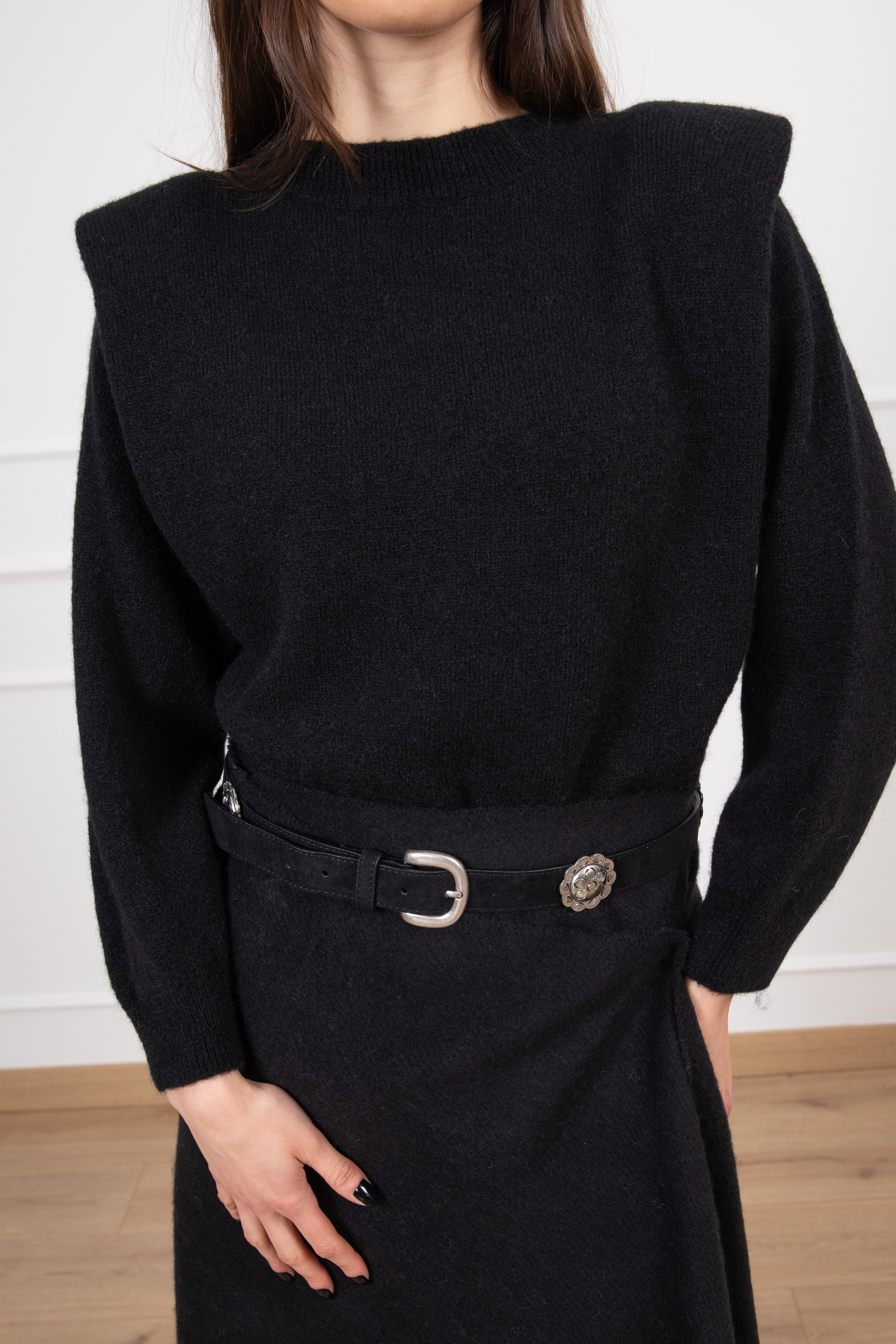 Pull in mohair con spallina imbottita Dixie