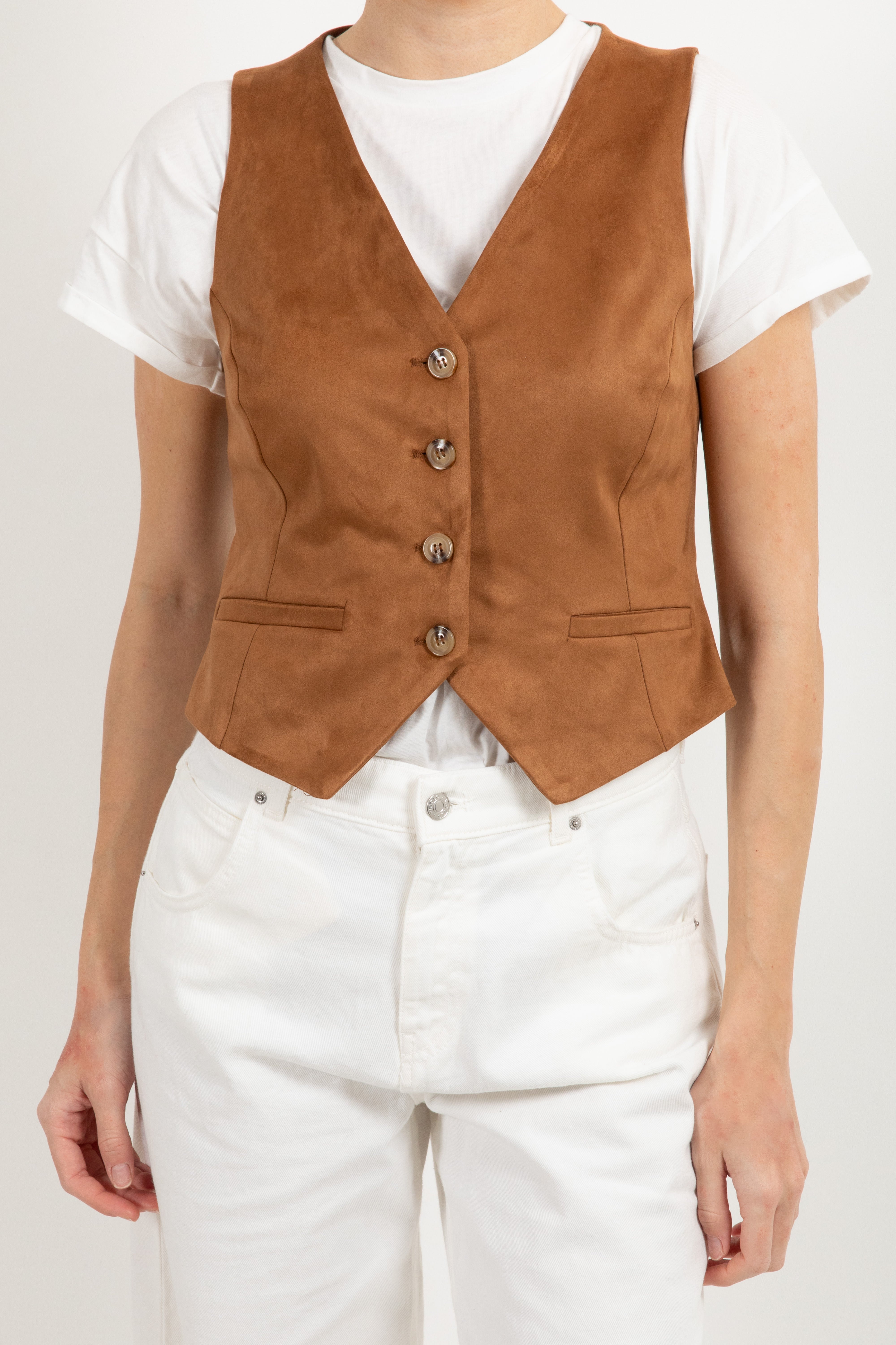 Gilet in eco-camoscio Tensione IN