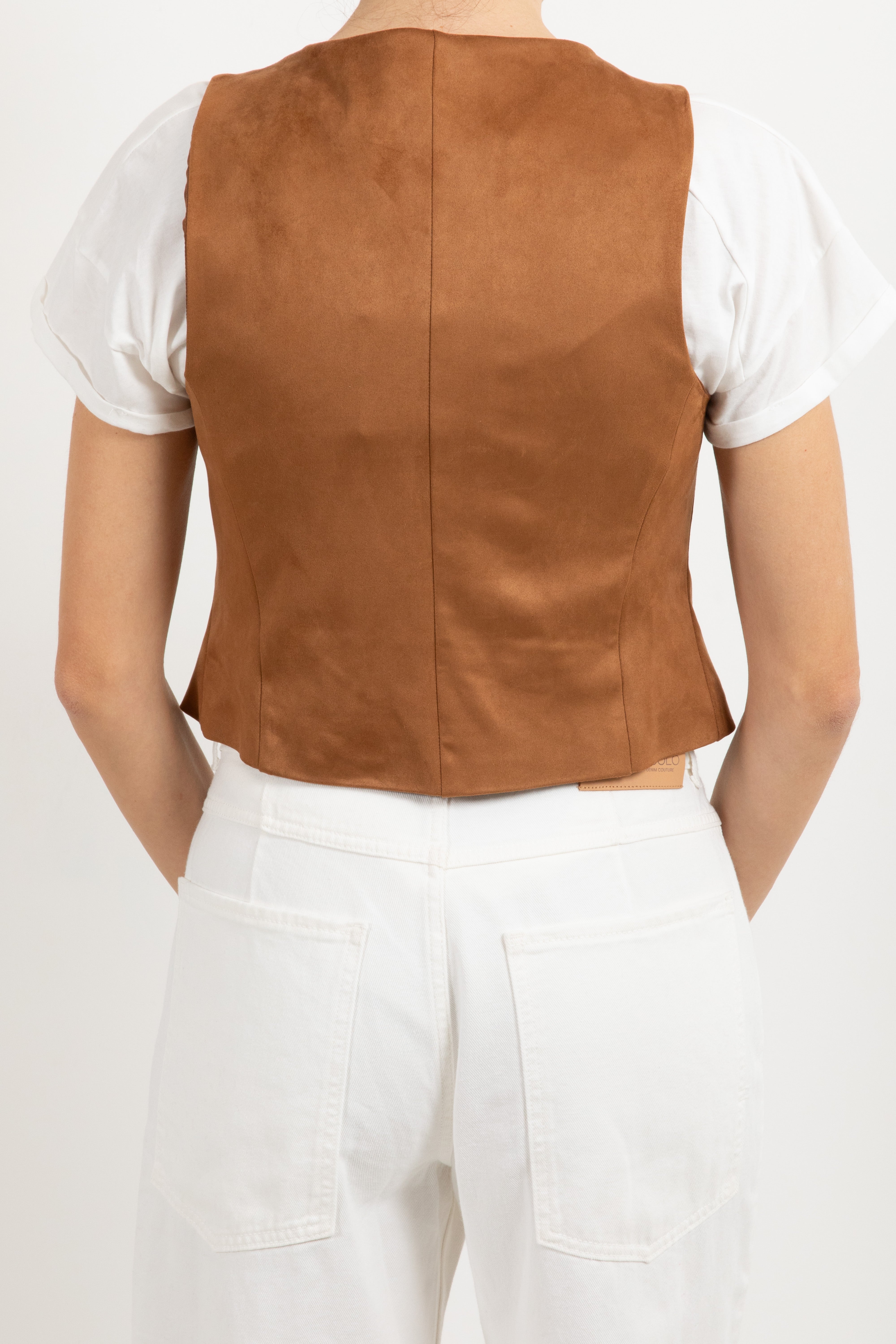 Gilet in eco-camoscio Tensione IN
