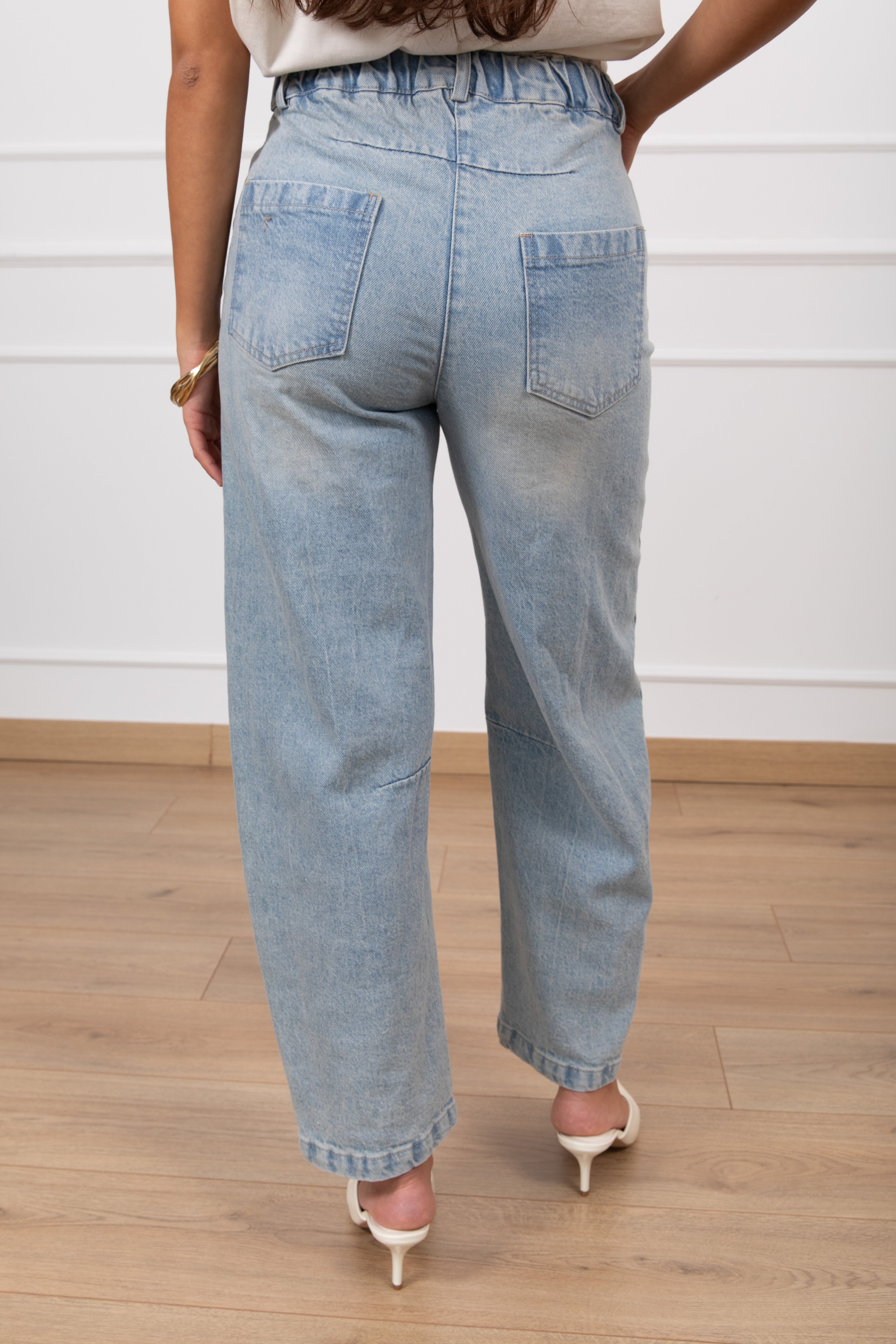 Jeans sabbiato carrot-fit Motel