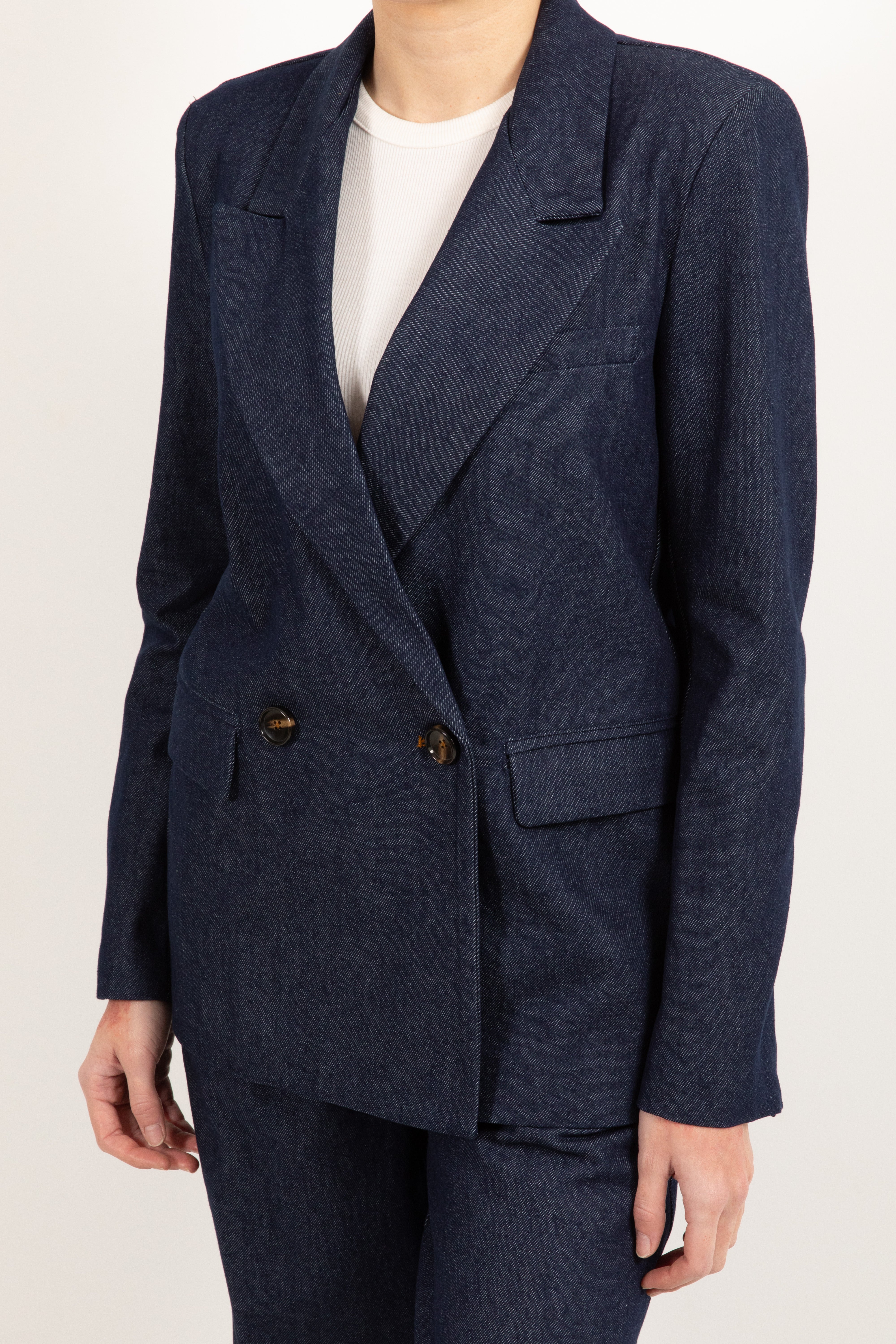 Giacca jeans doppio-petto Carolina ViCOLO