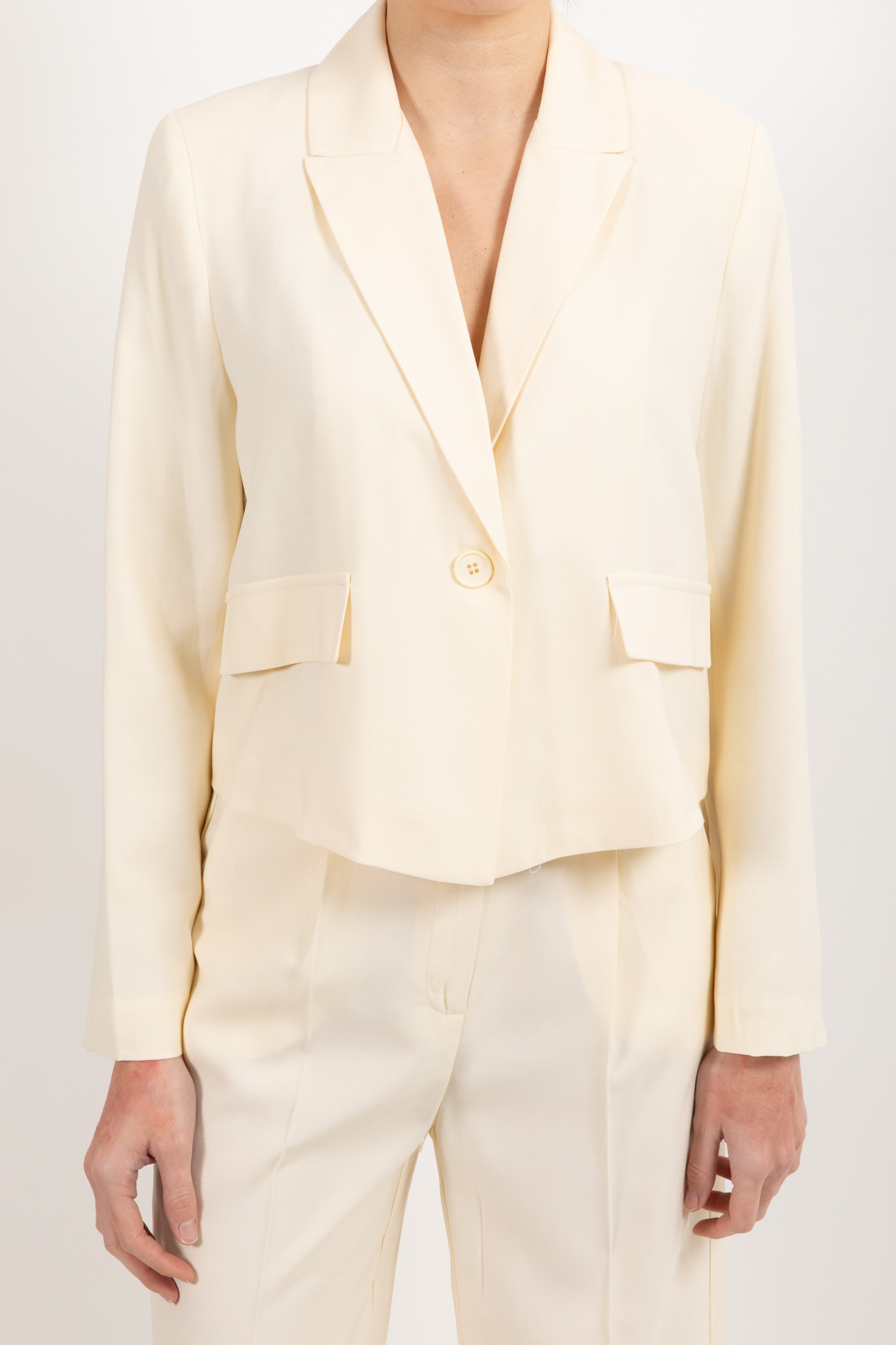 Tailleur giacca cropped e pantalone con pinces Susy Mix