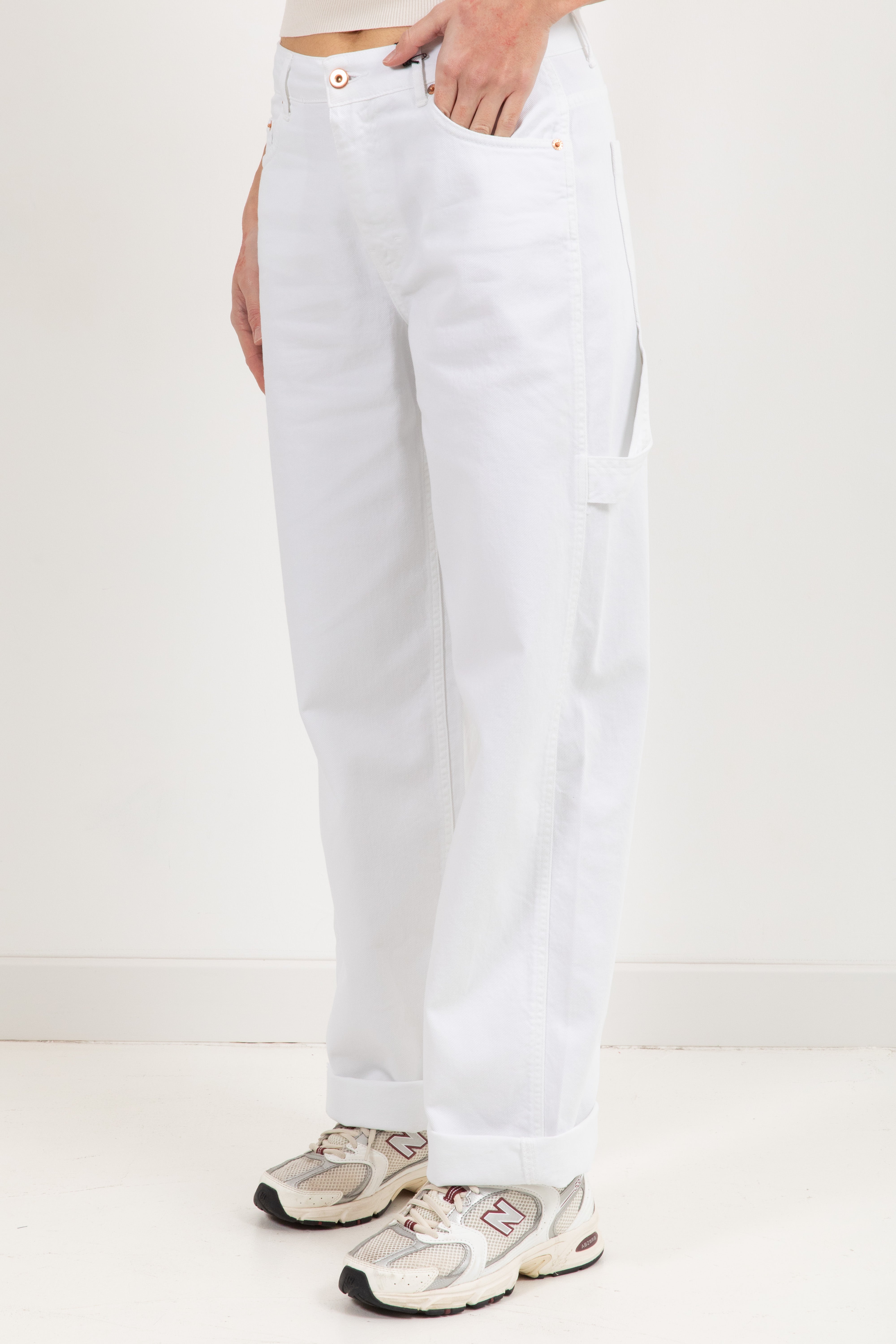 Jeans bianco worker Tensione IN