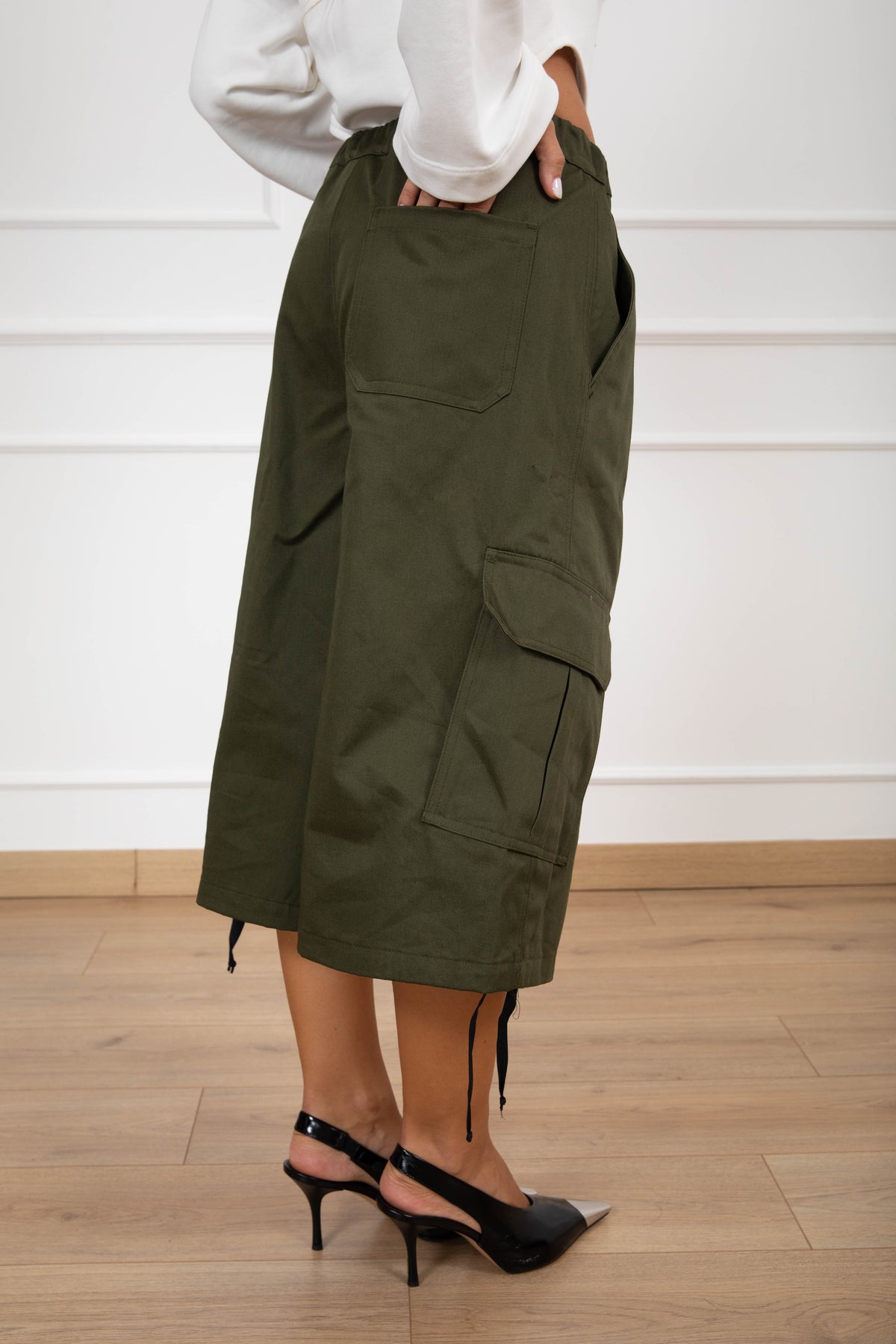 Bermuda cargo con elastico variante militare ViCOLO