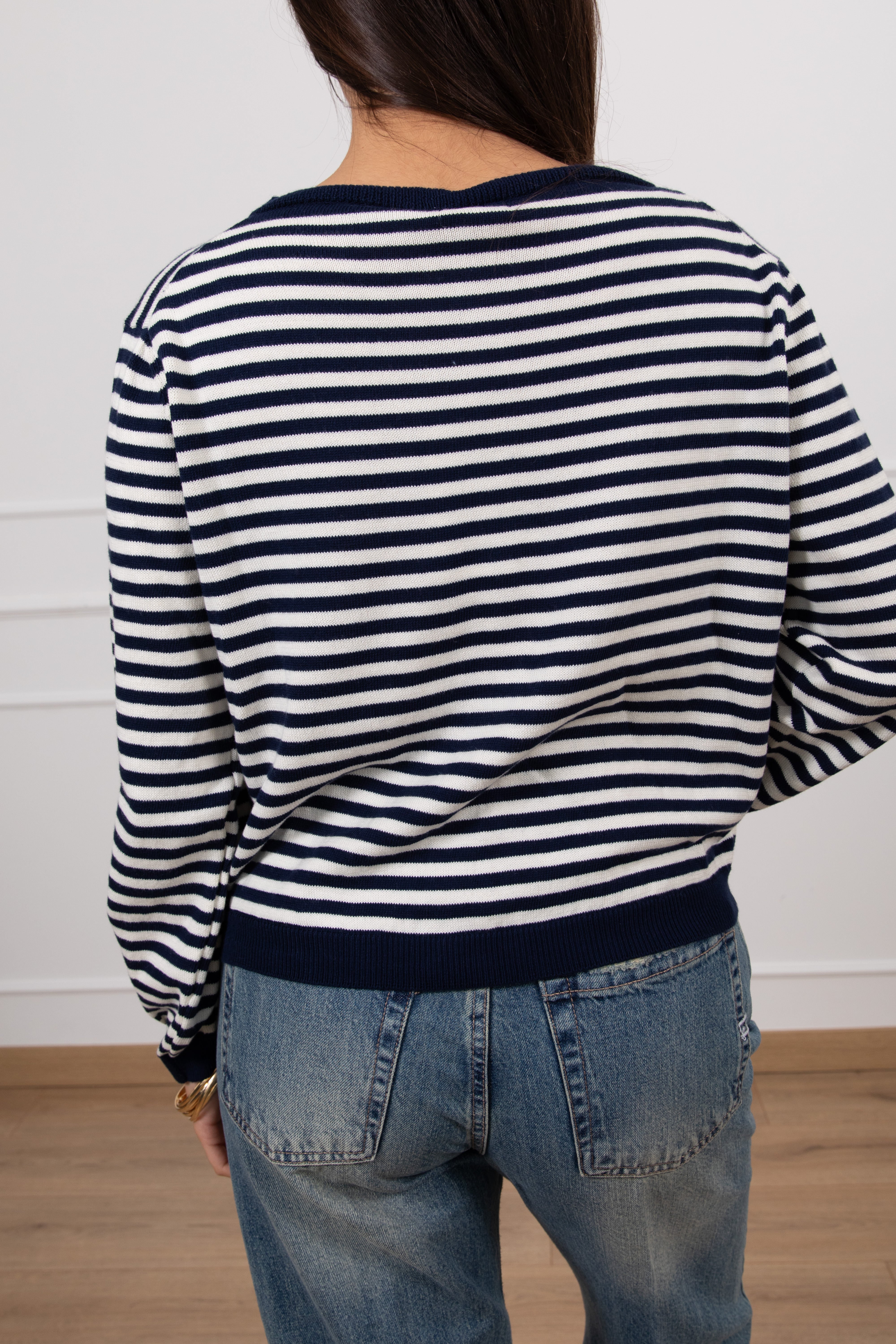 Cardigan in cotone a righe Susy Mix
