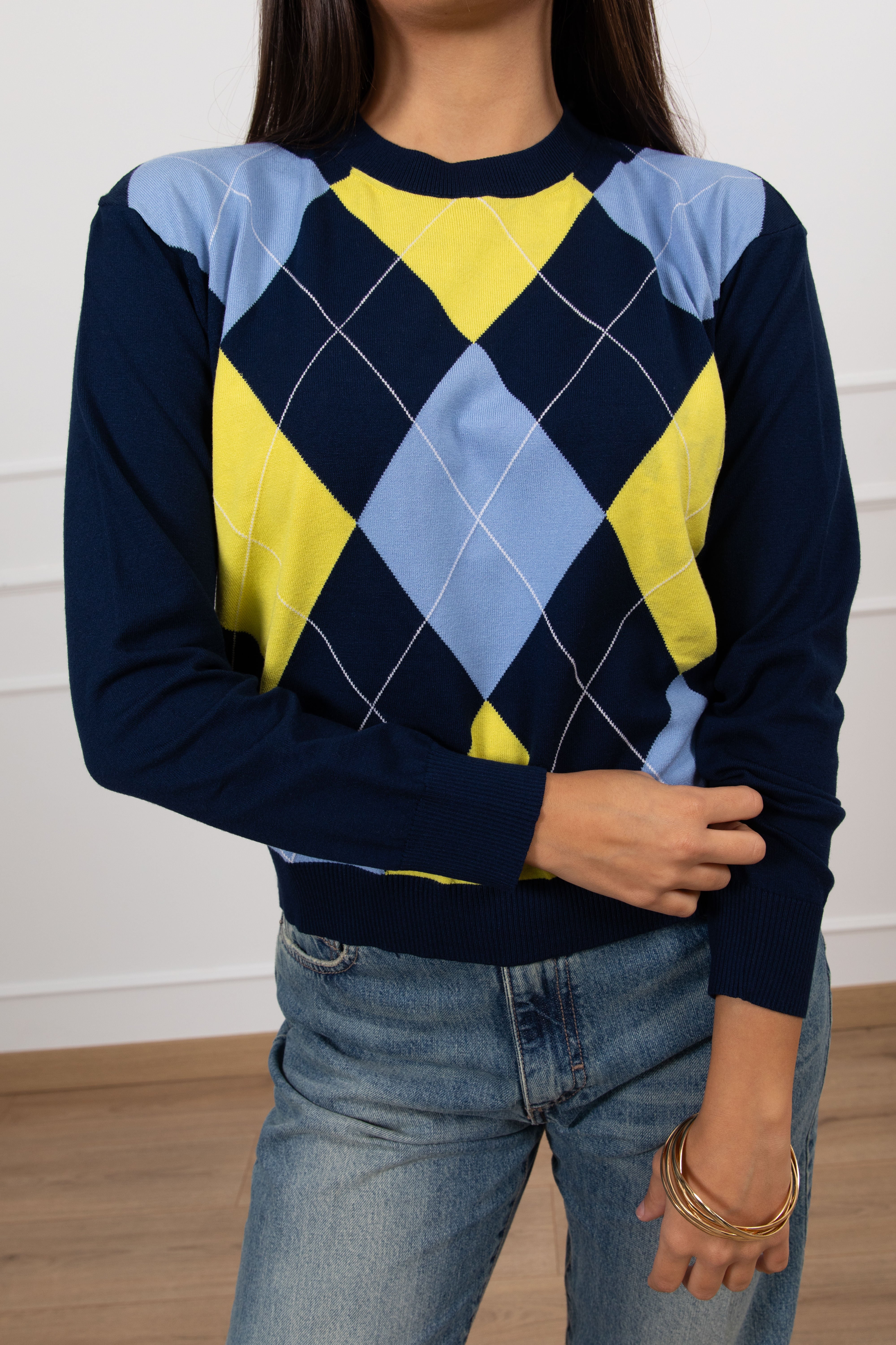Maglia motivo rombi Motel