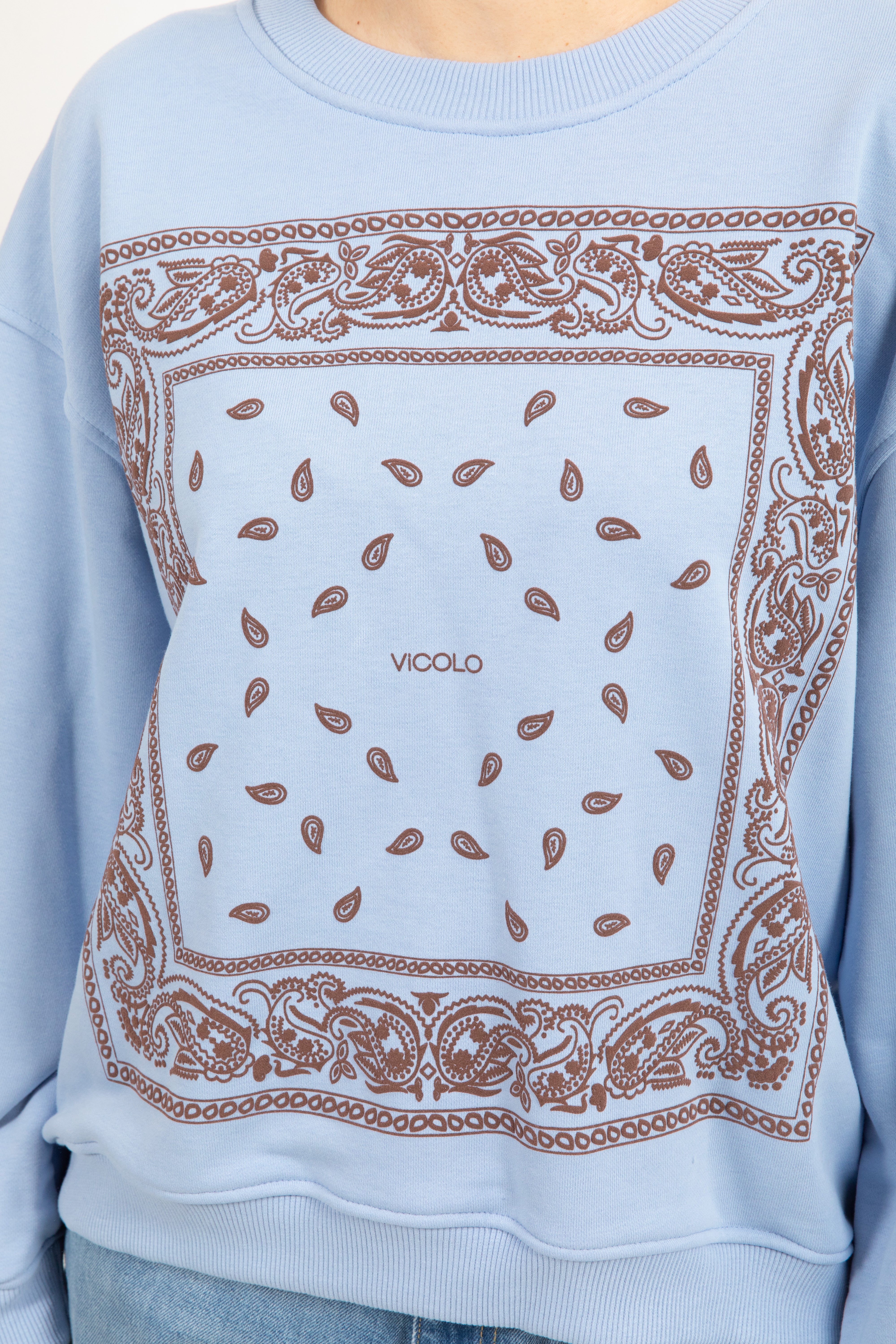 Felpa stampa bandana ViCOLO