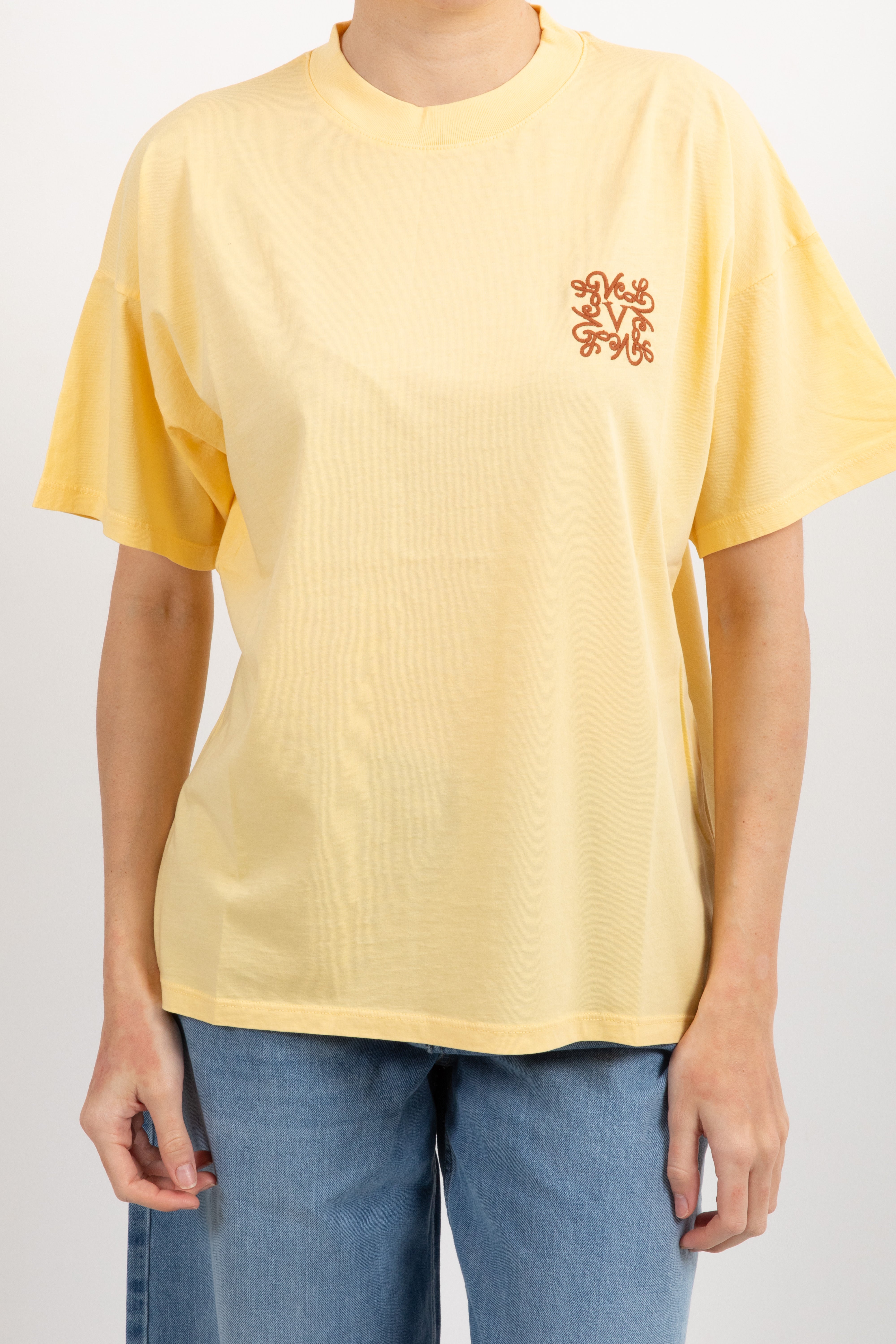 T-shirt over-size mini-monogram ricamato ViCOLO