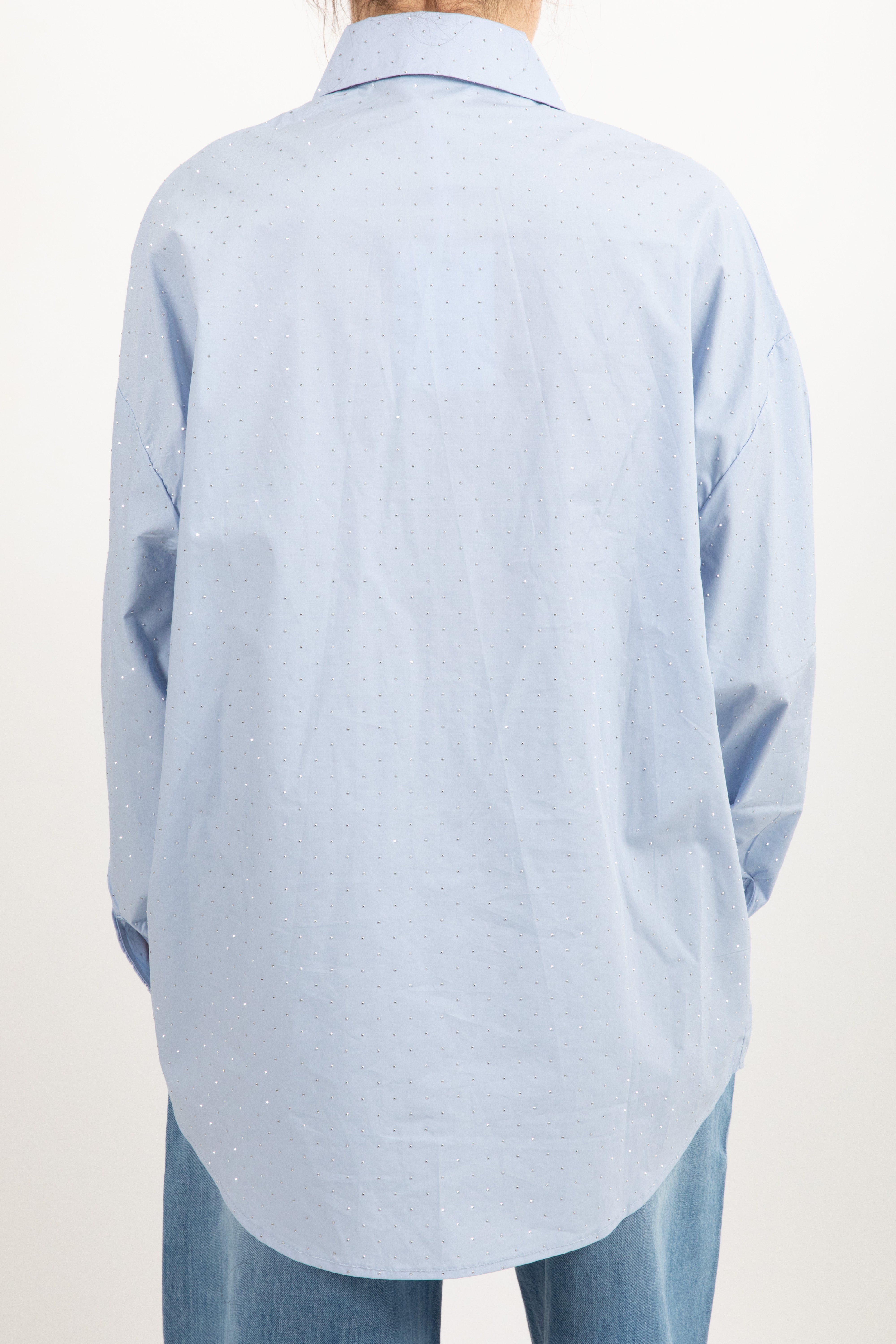 Camicia over-size con strass Susy Mix