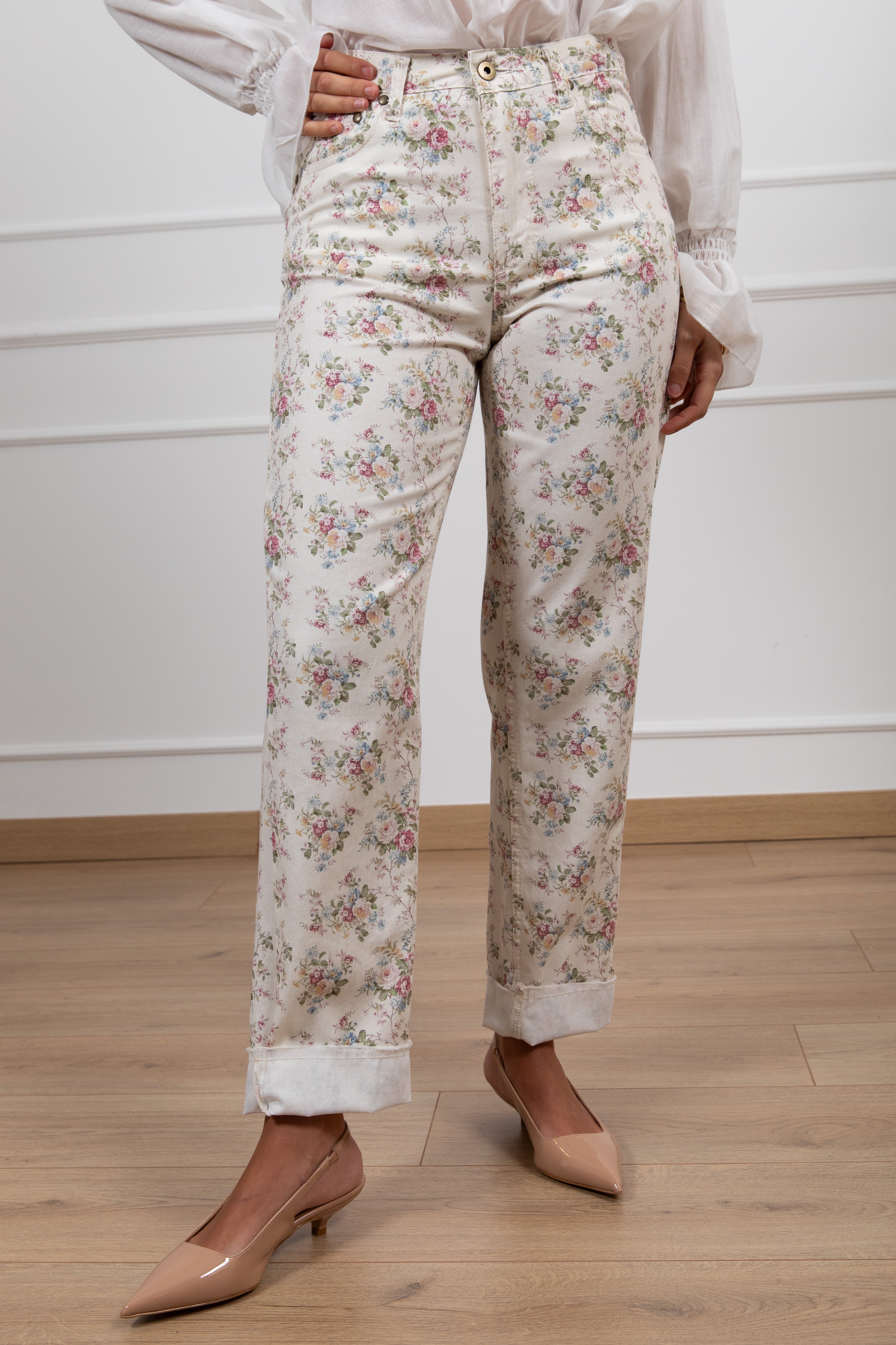 Jeans boot-cut fantasia romance Tensione IN