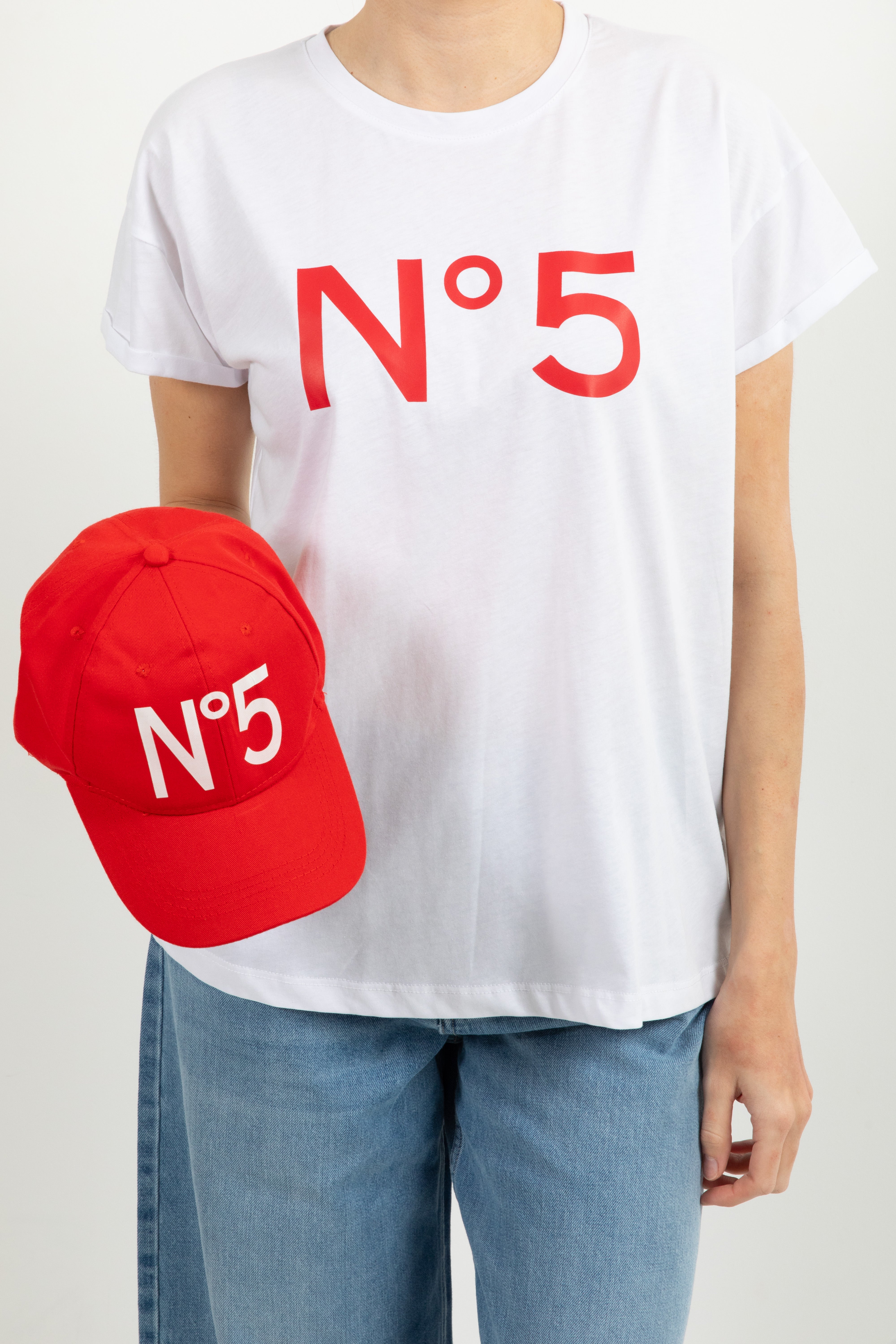 T-shirt "N.5" con berretto Tensione IN