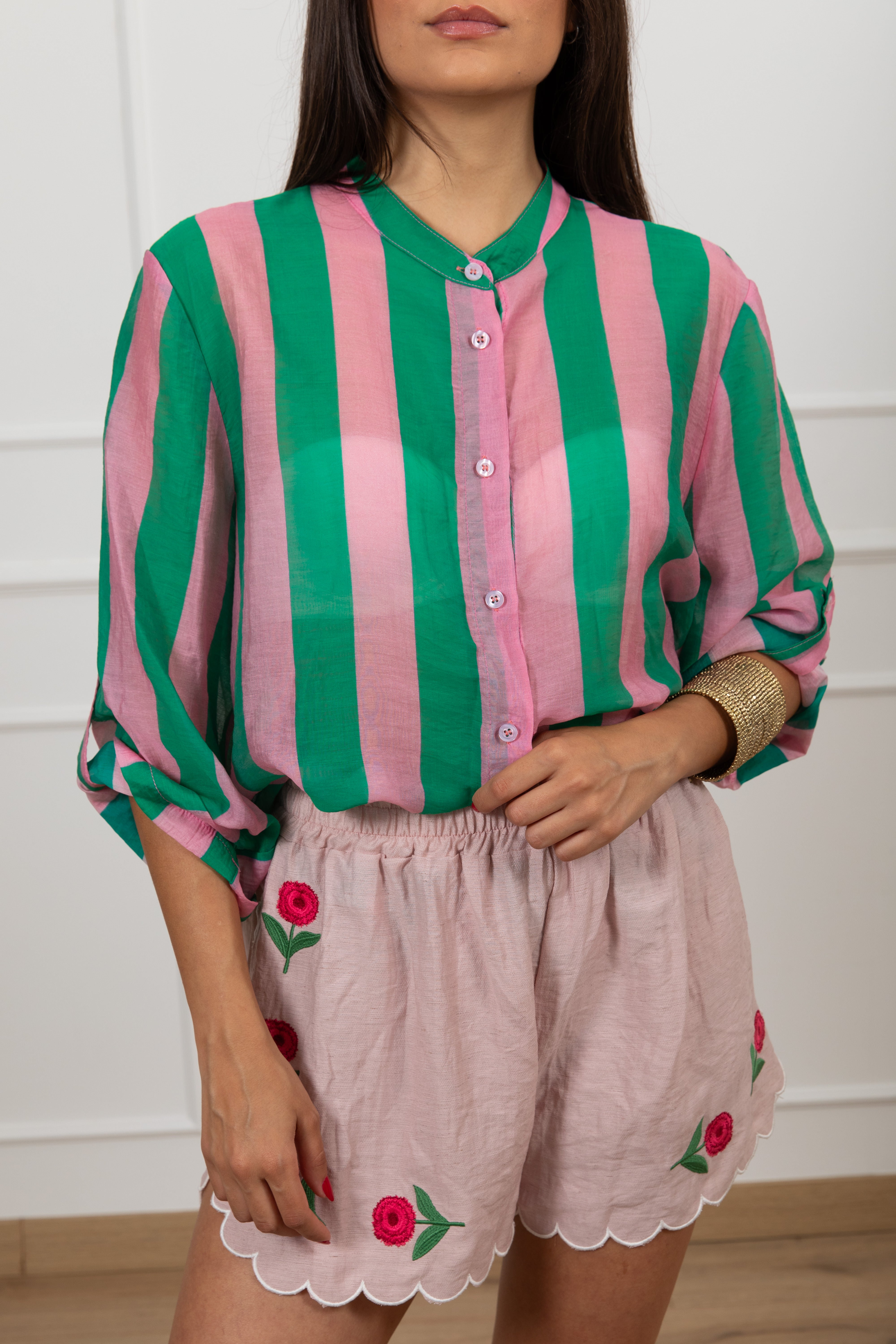 Camicia righe larghe Haveone