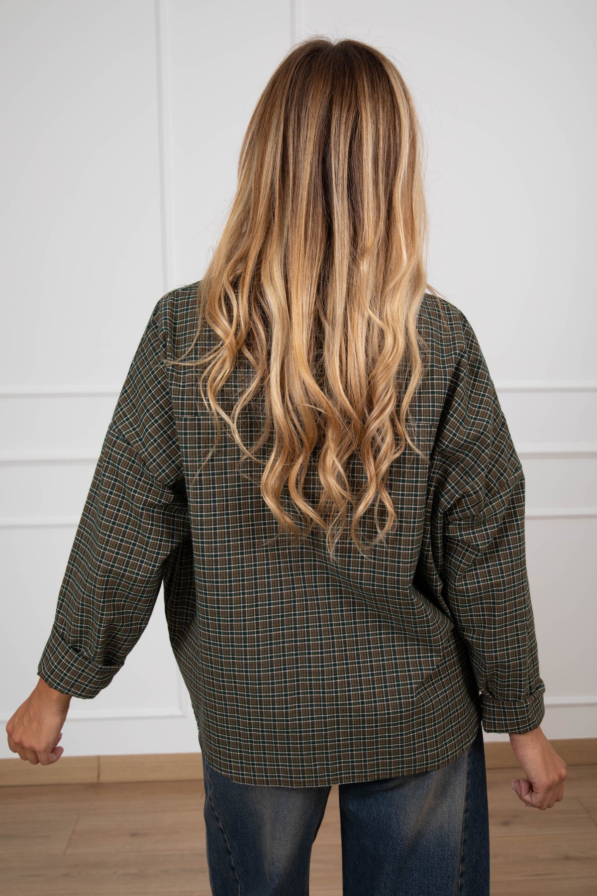 Camicia check verde ViCOLO