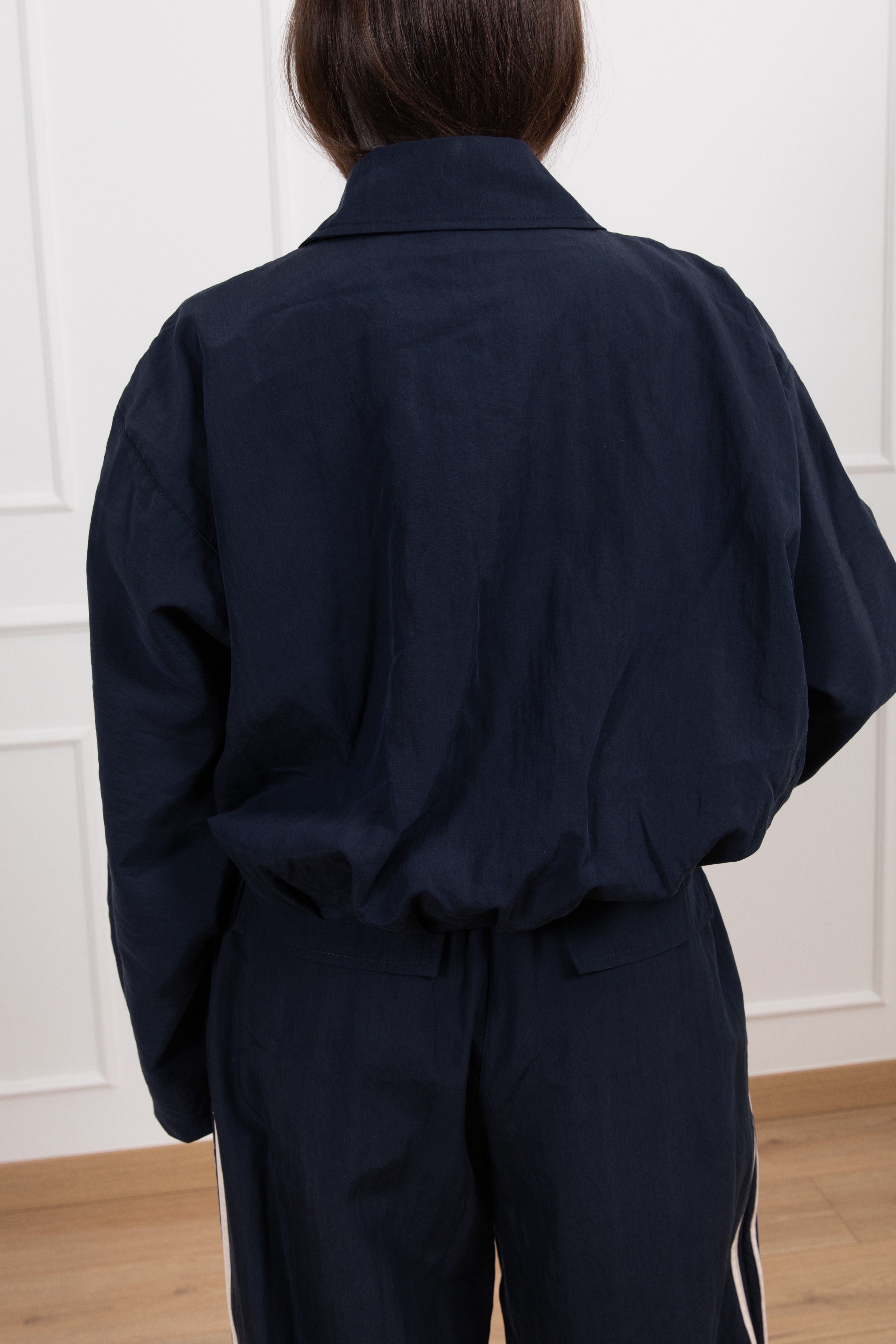 Bomber in lyocell con bande ViCOLO