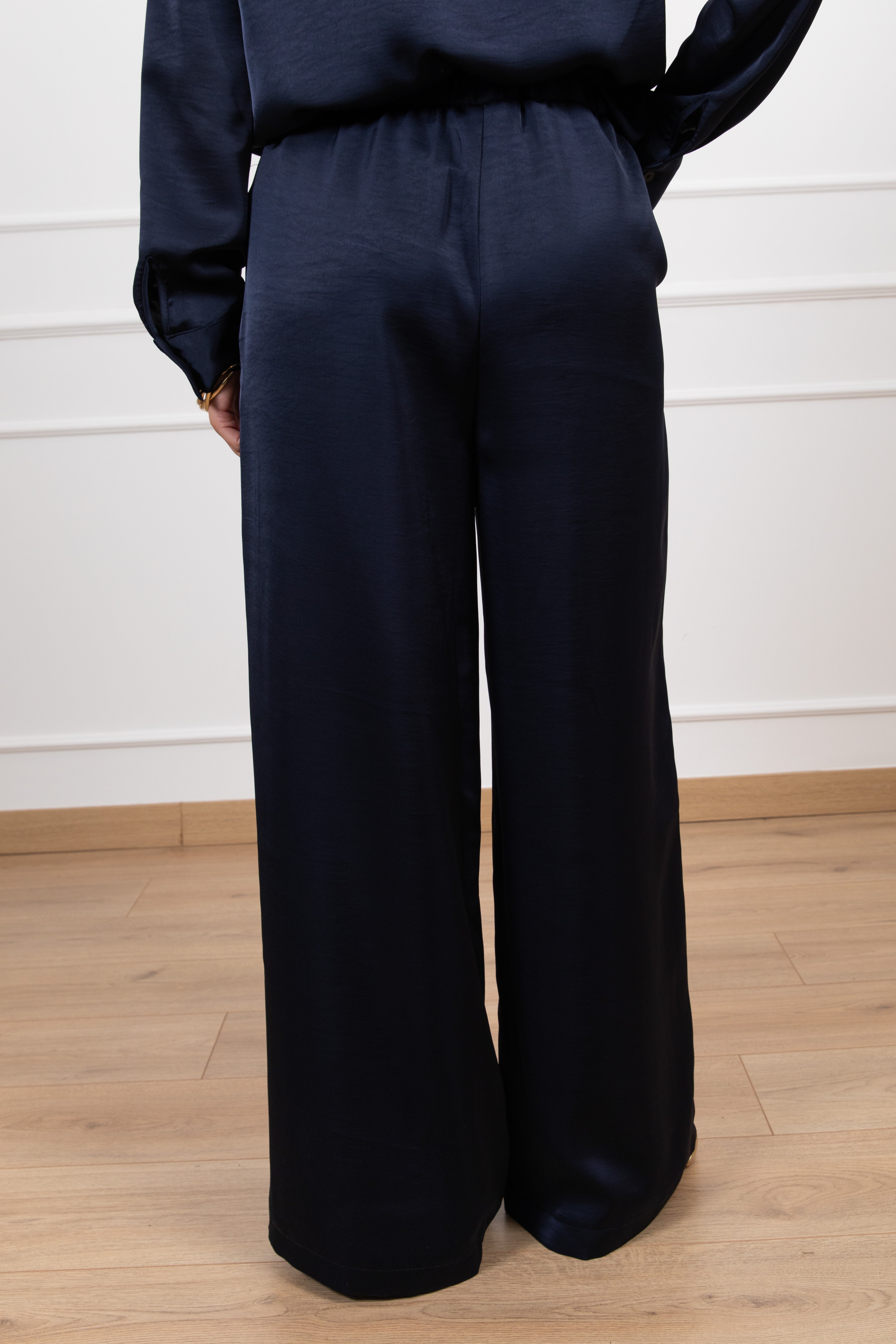 Pantalone gamba dritta in viscosa ViCOLO