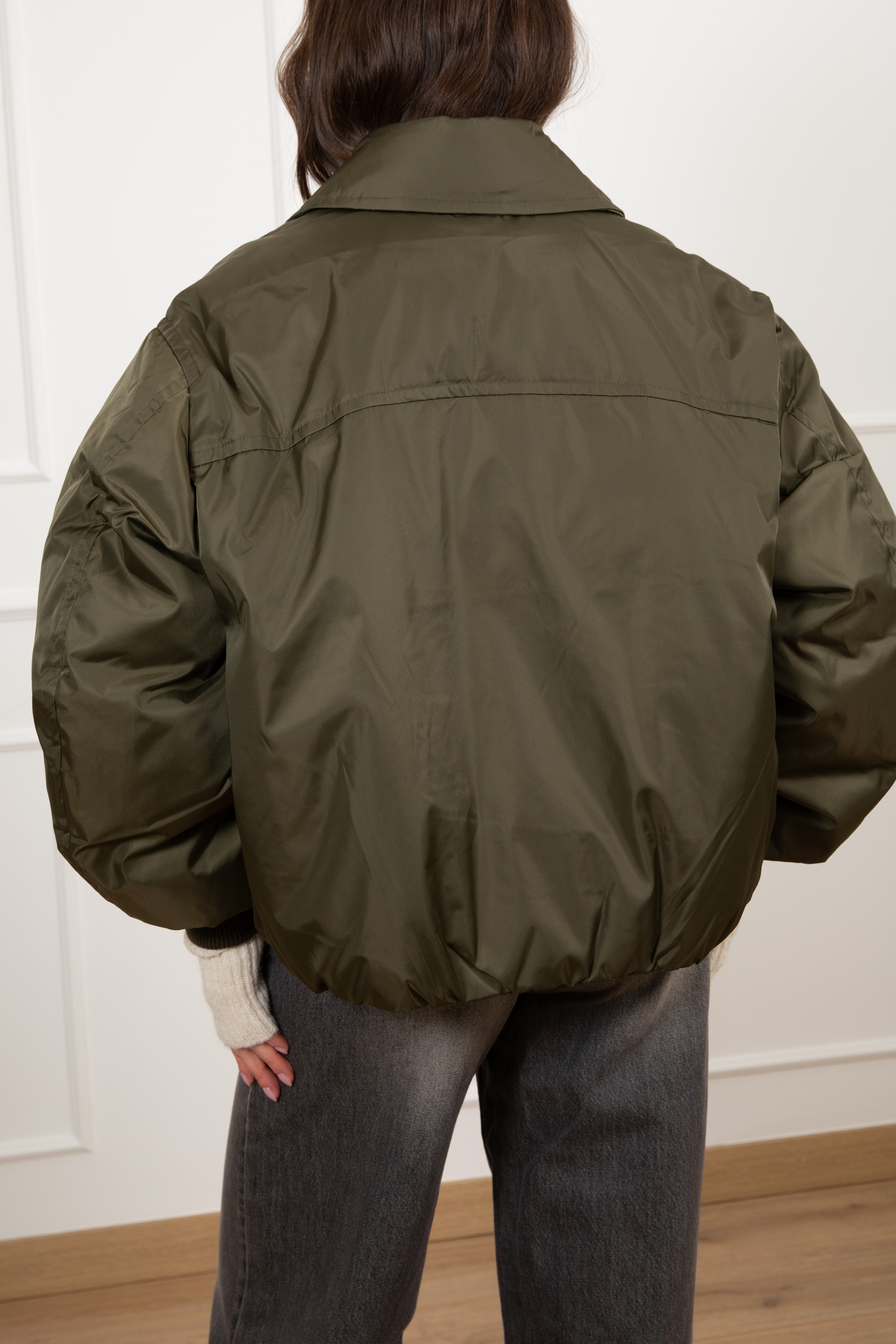 Bomber in vera piuma ViCOLO