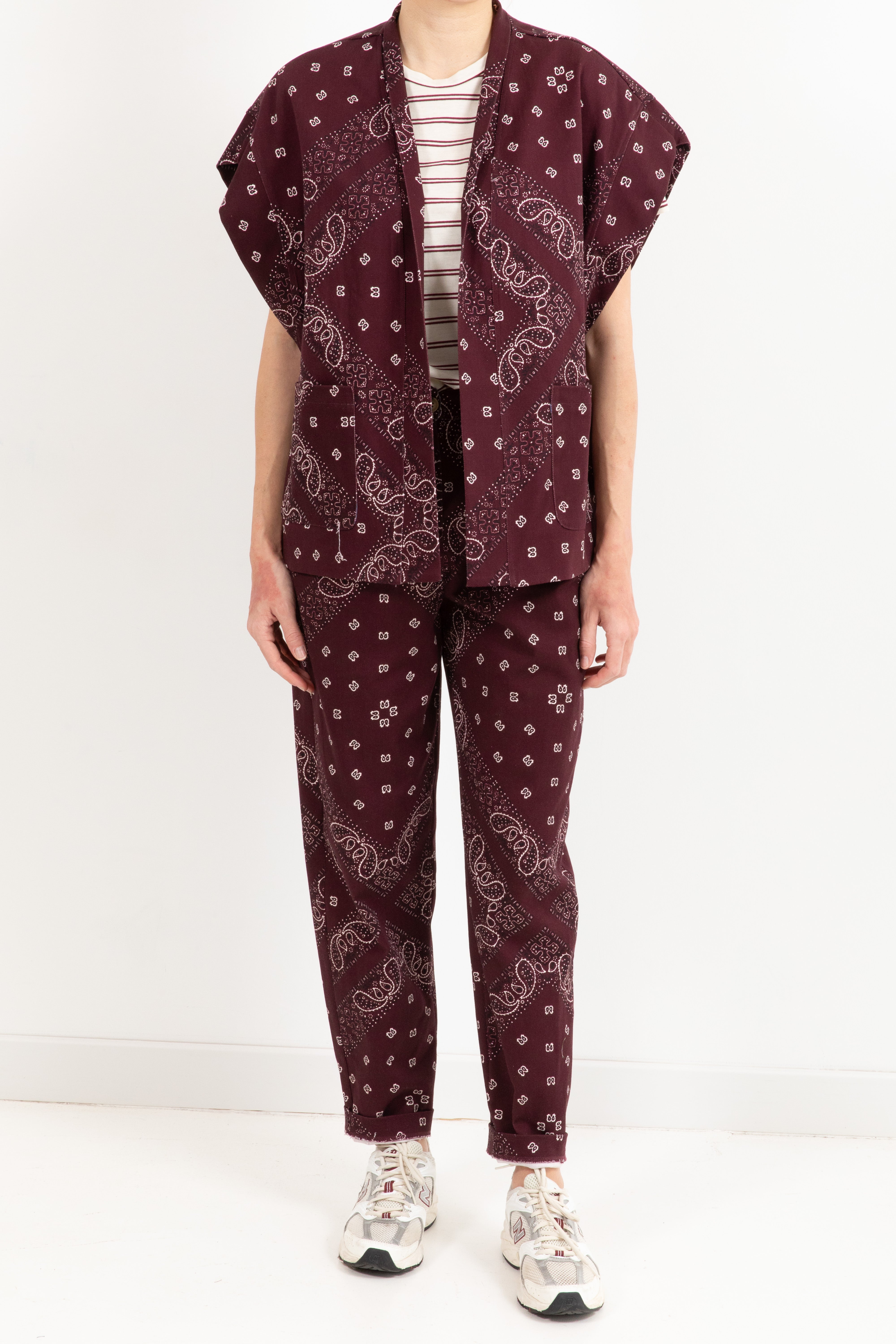 Gilet fantasia bandana con tasche Dixie