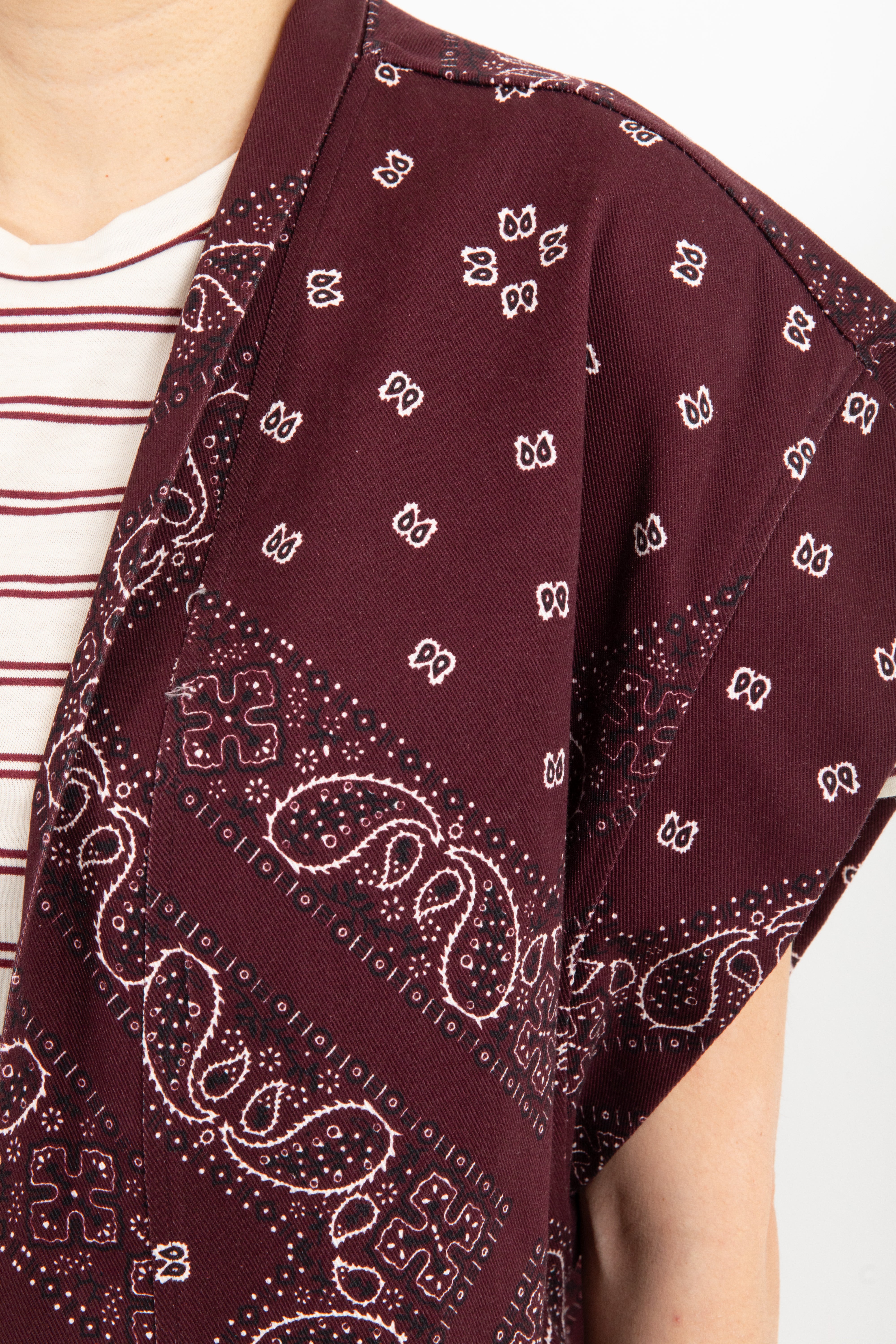 Gilet fantasia bandana con tasche Dixie