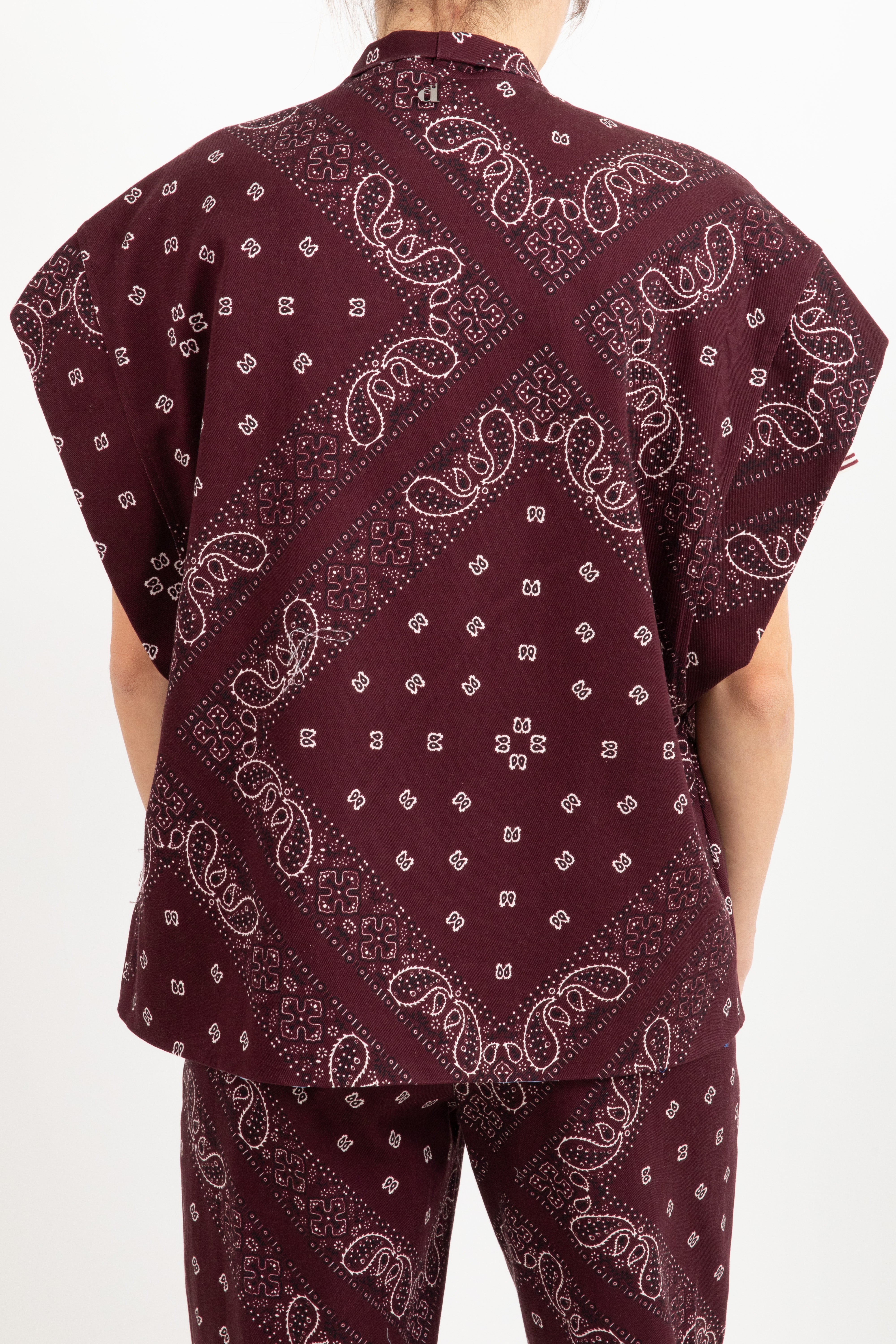 Gilet fantasia bandana con tasche Dixie