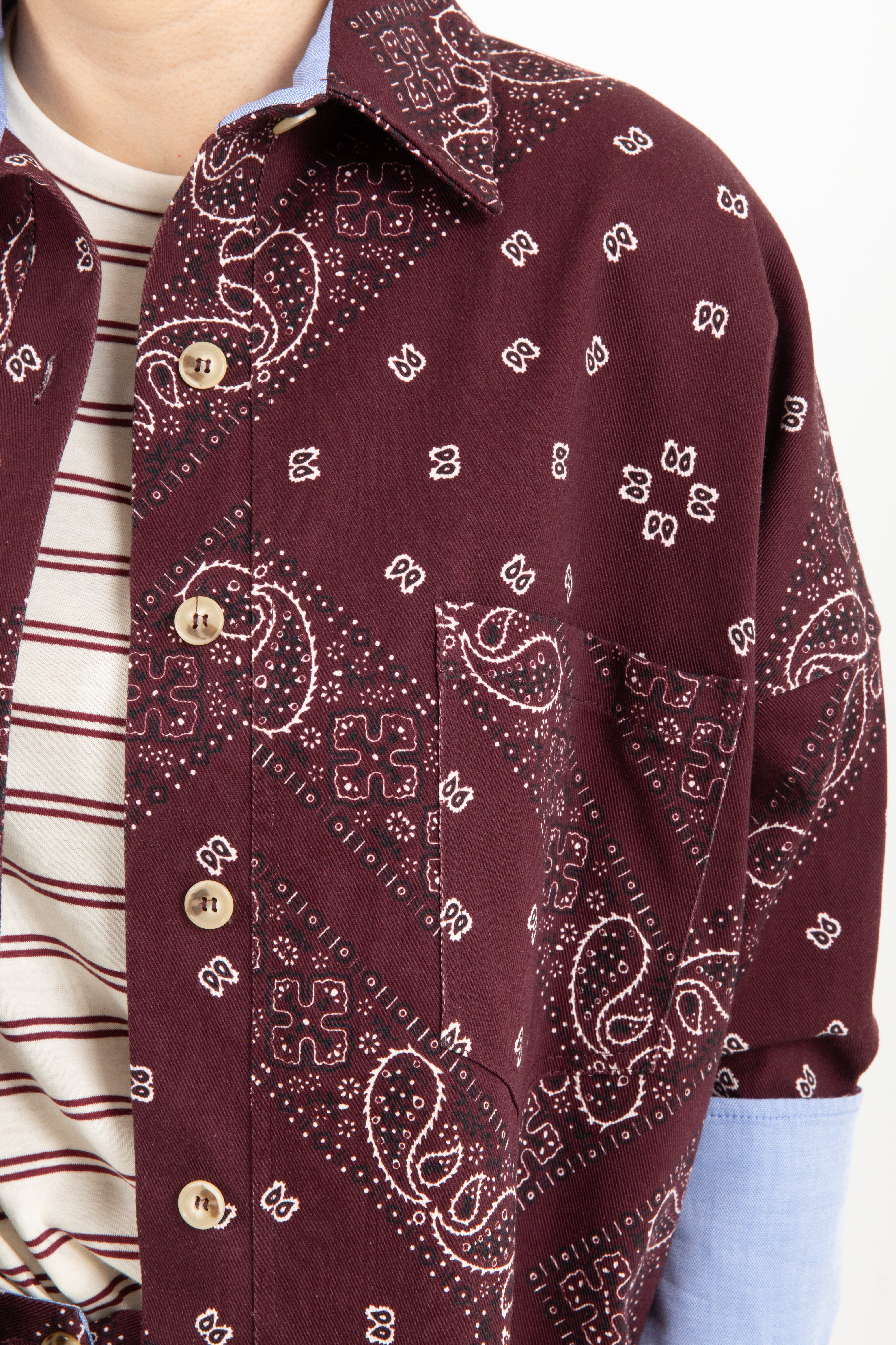 Giacca-camicia fantasia bandana Dixie