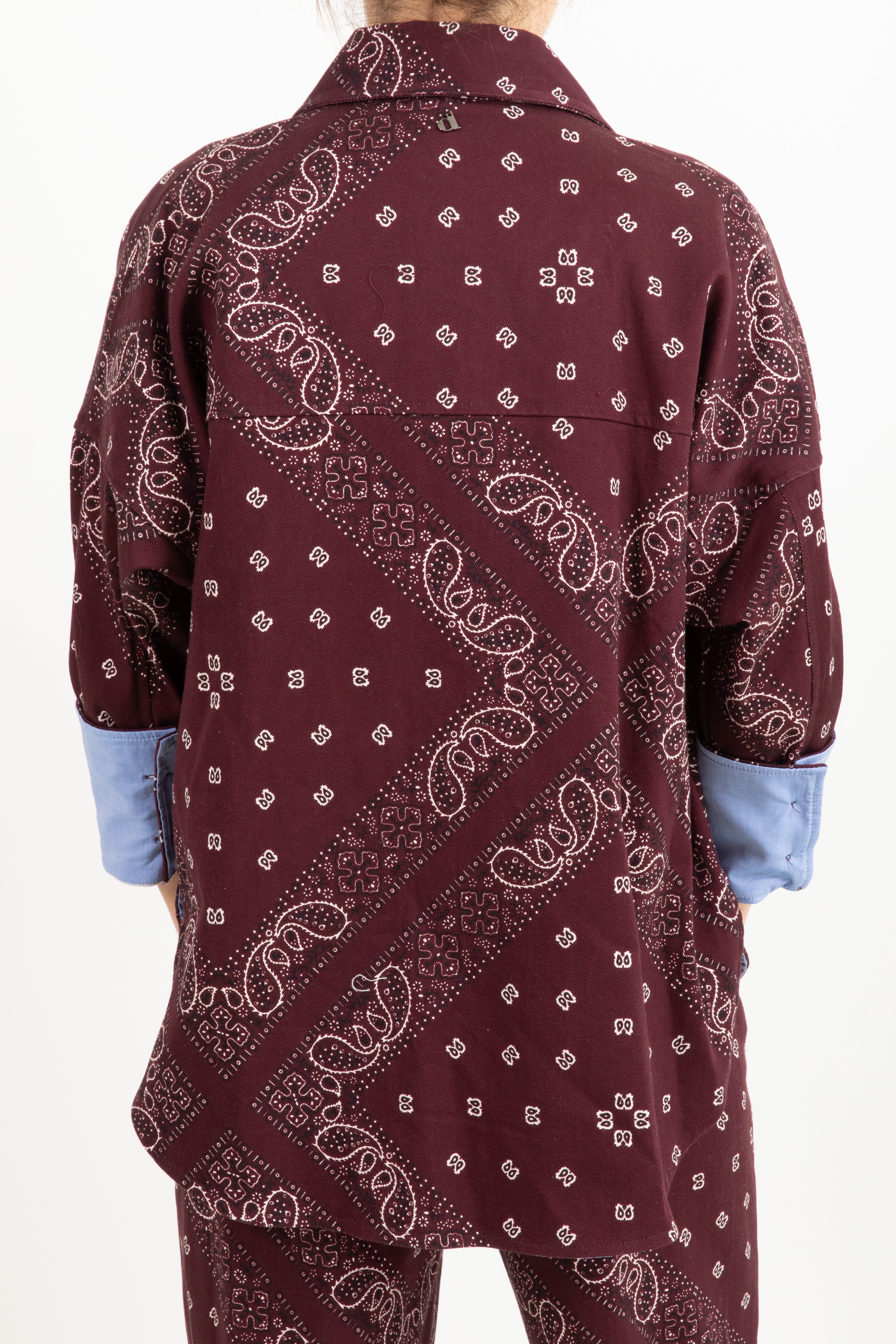 Giacca-camicia fantasia bandana Dixie