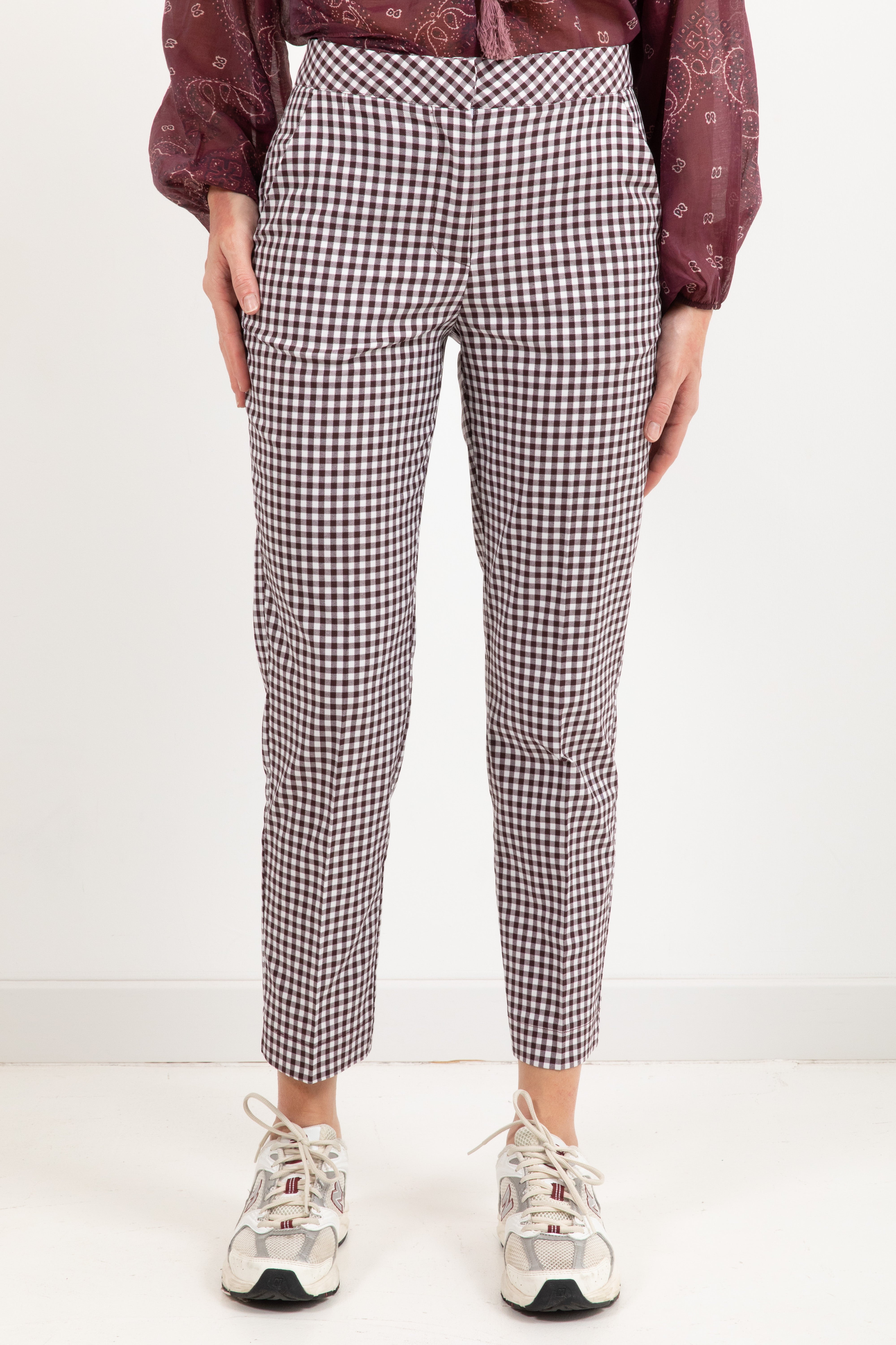 Pantalone vichy a sigaretta Dixie