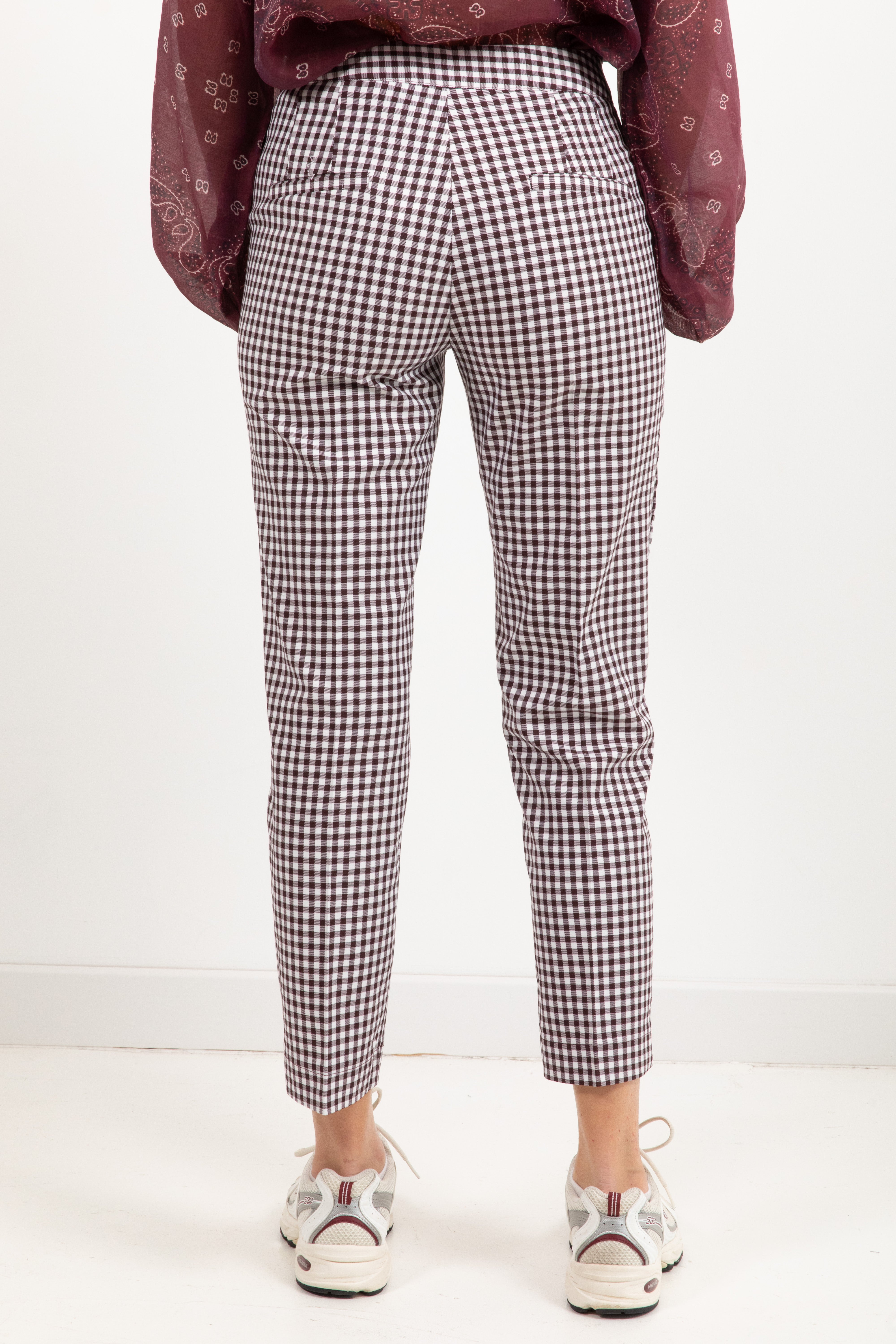 Pantalone vichy a sigaretta Dixie