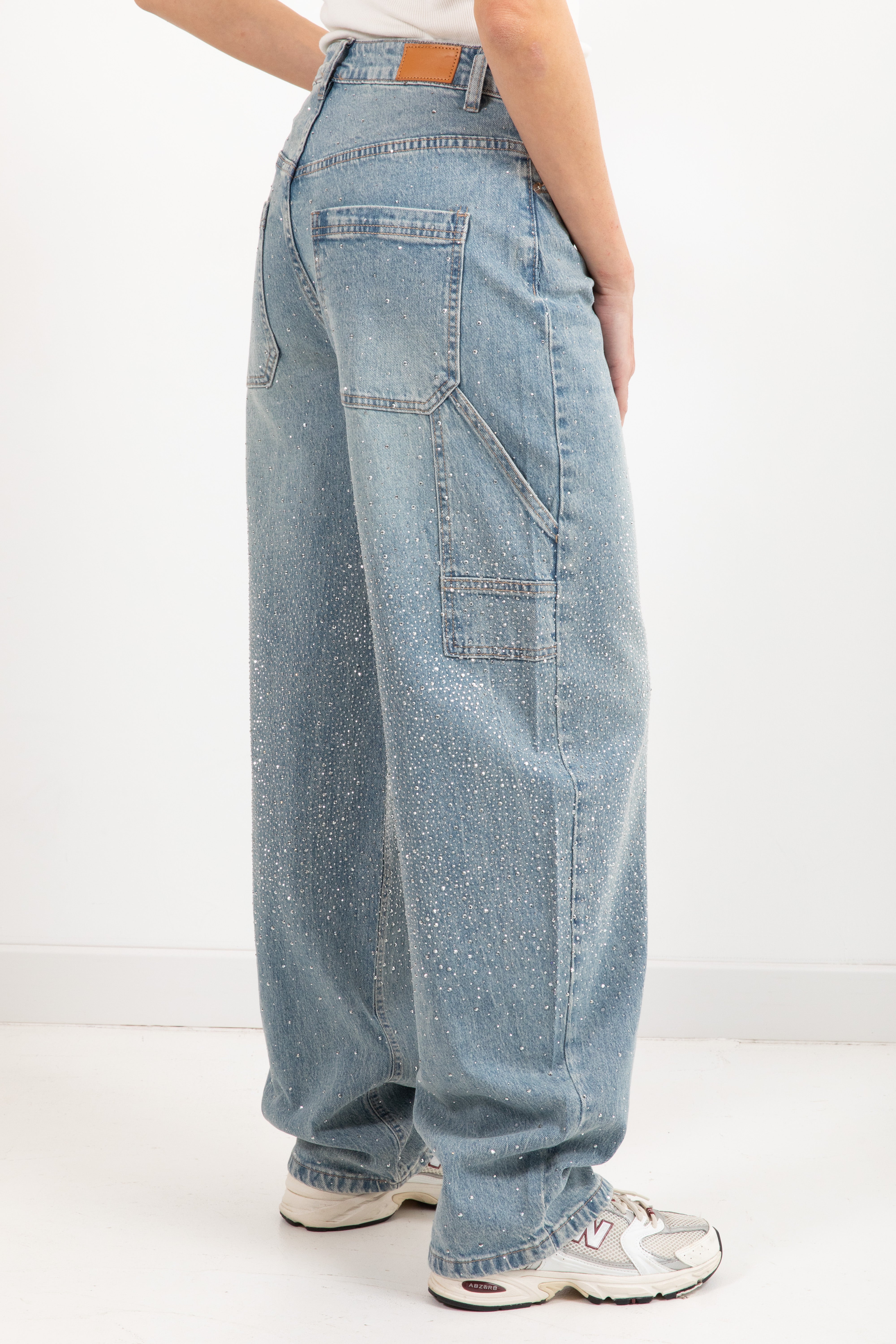 Jeans worker con strass Susy Mix
