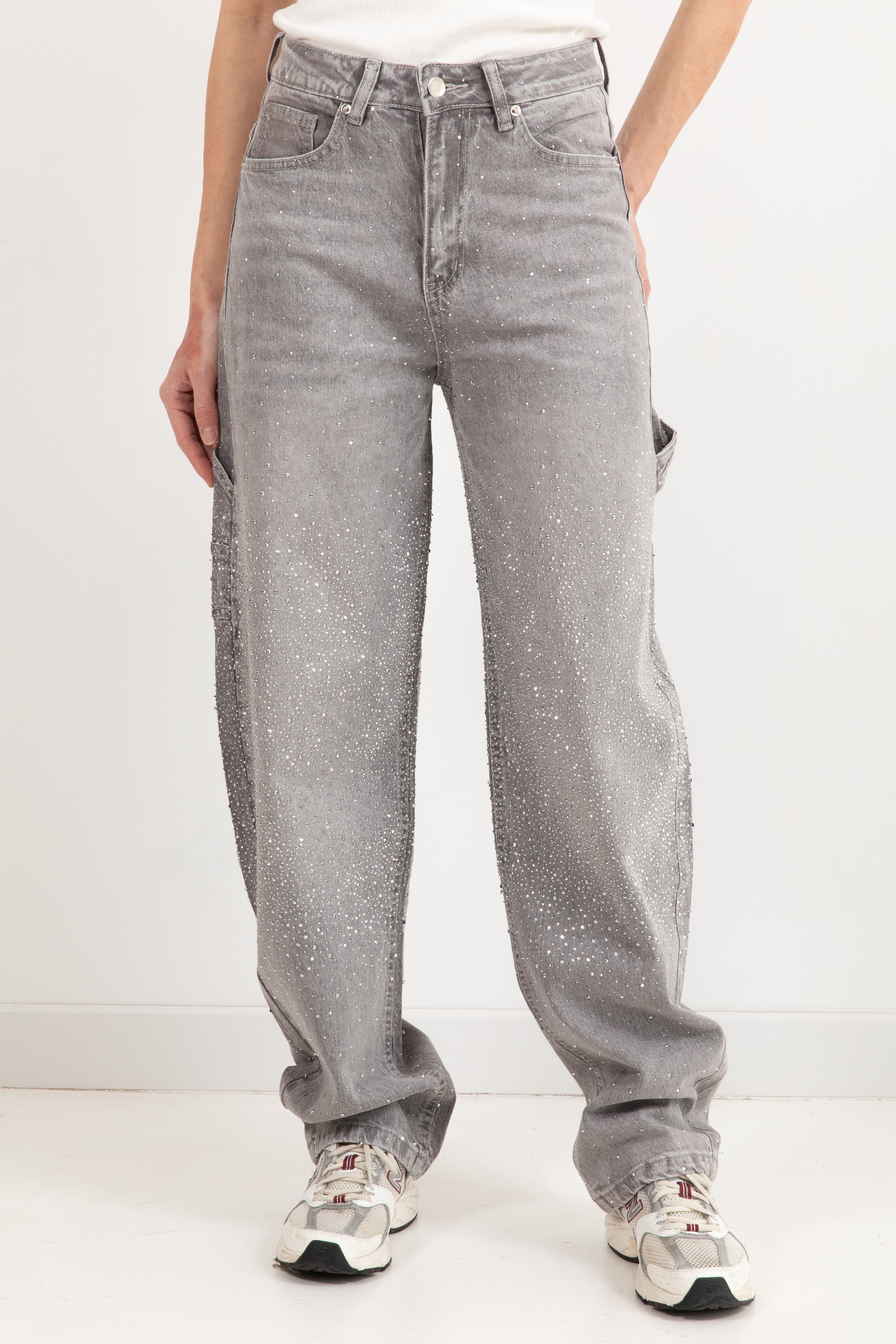 Jeans worker con strass Susy Mix