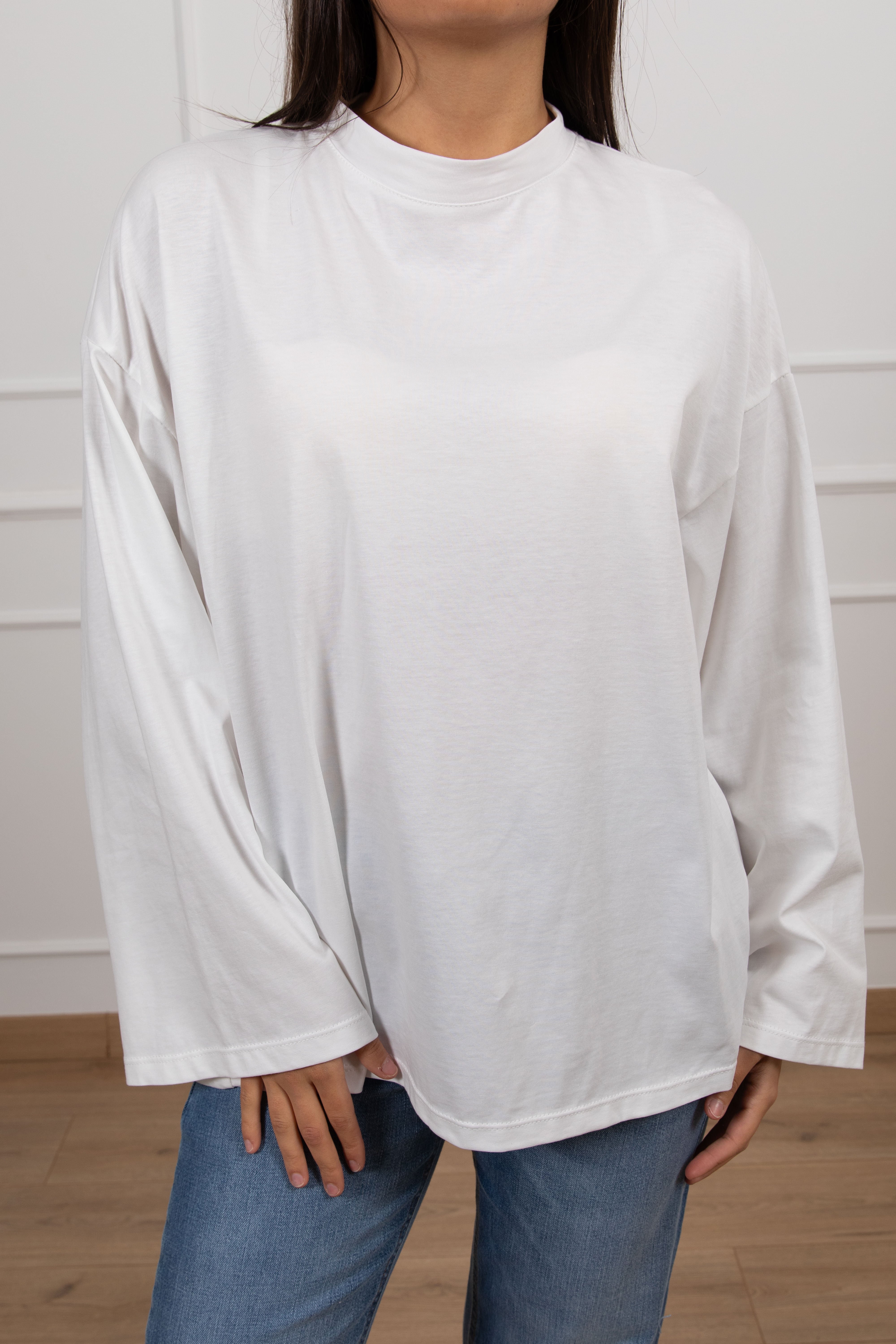 T-shirt over-size a manica lunga Tensione IN