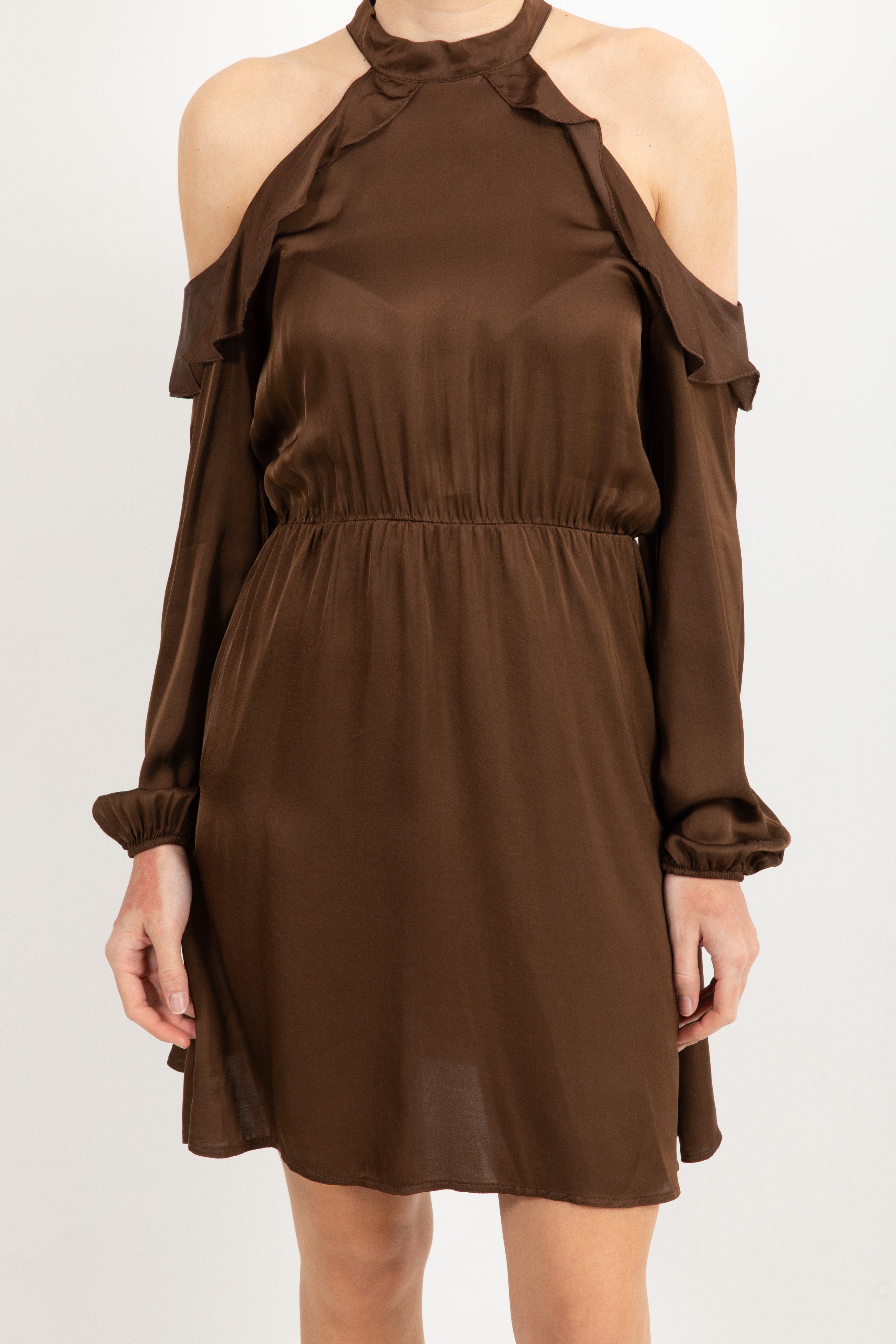Mini-abito cut-out in viscosa Susy Mix