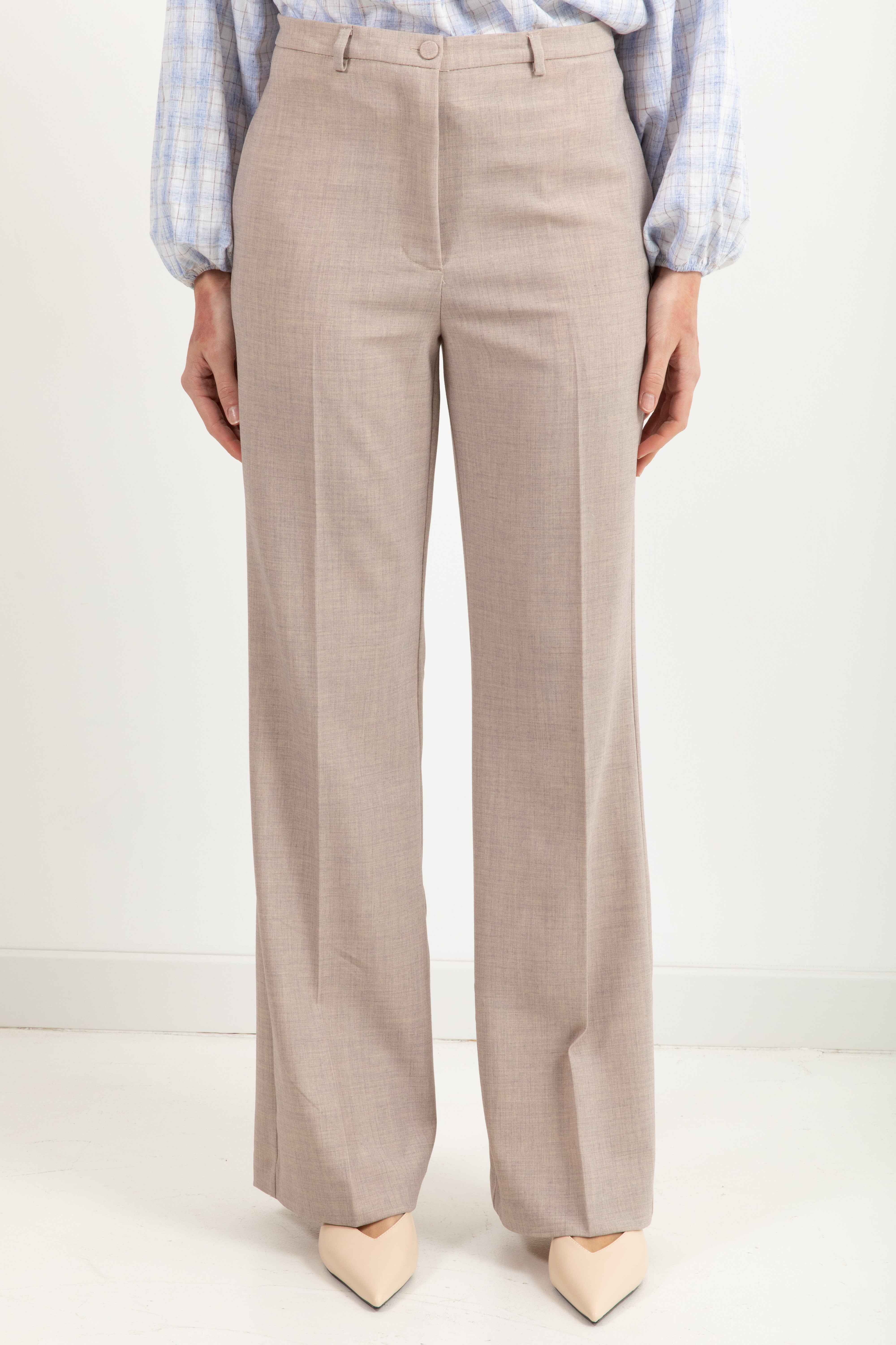 Pantalone fiammato con gamba dritta ViCOLO